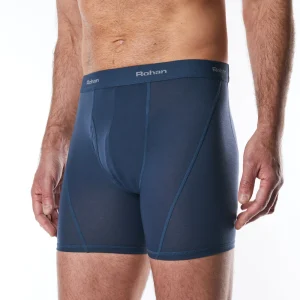 Men Rohan Men'S Aether Boxers With Fly Opening Peninsula Blue