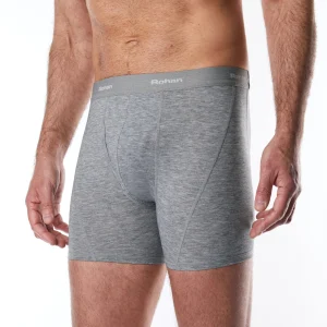 Men Rohan Men'S Aether Boxers With Fly Opening Mid Grey Marl
