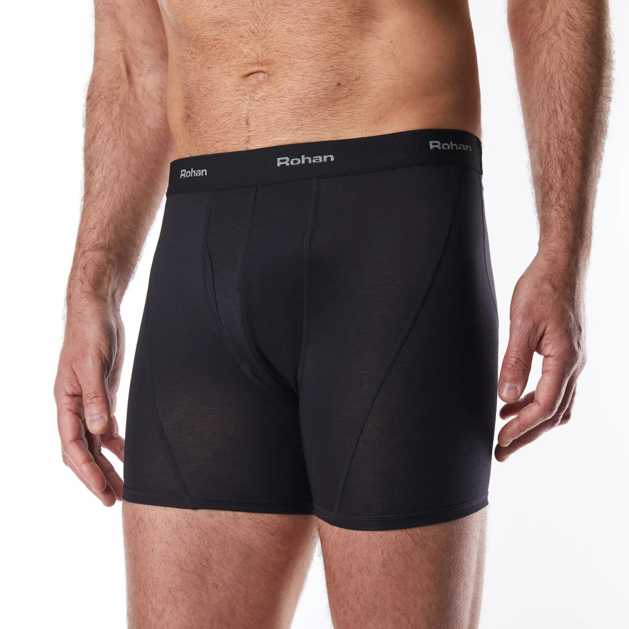 Men Rohan Men'S Aether Boxers With Fly Opening Black