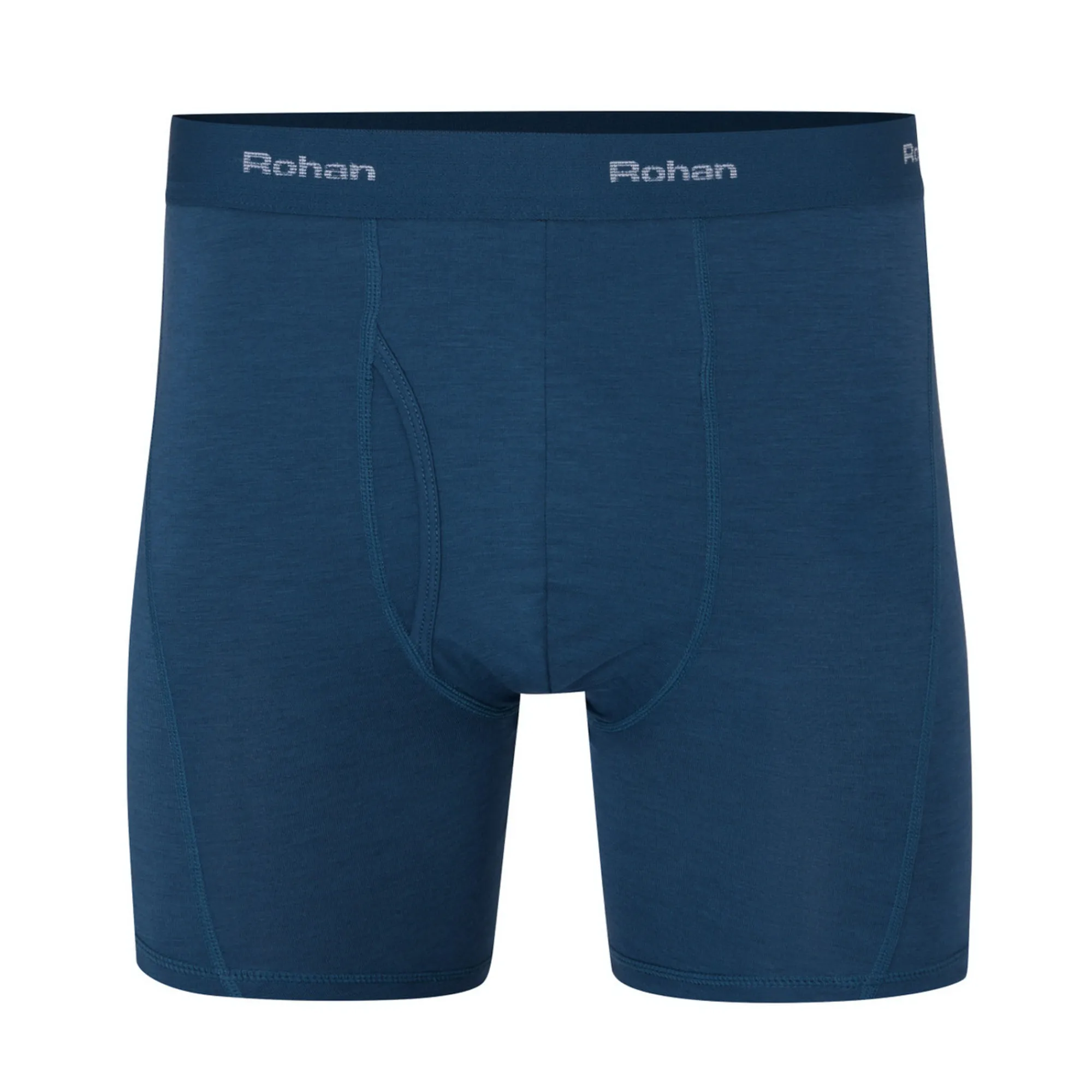 Men Rohan Men'S Aether Boxers With Fly Opening Peninsula Blue