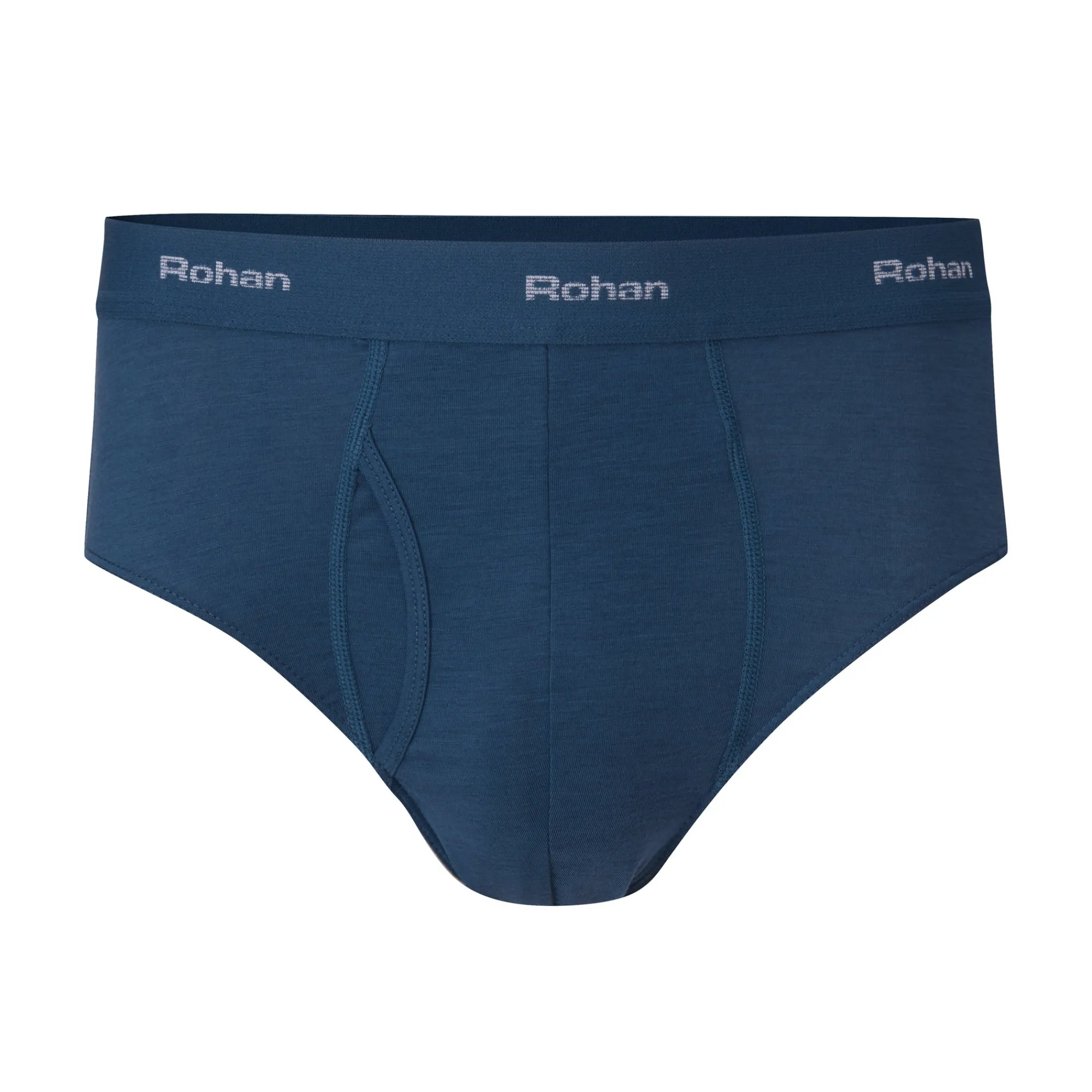 Men Rohan Men'S Aether Briefs With Fly Opening Peninsula Blue