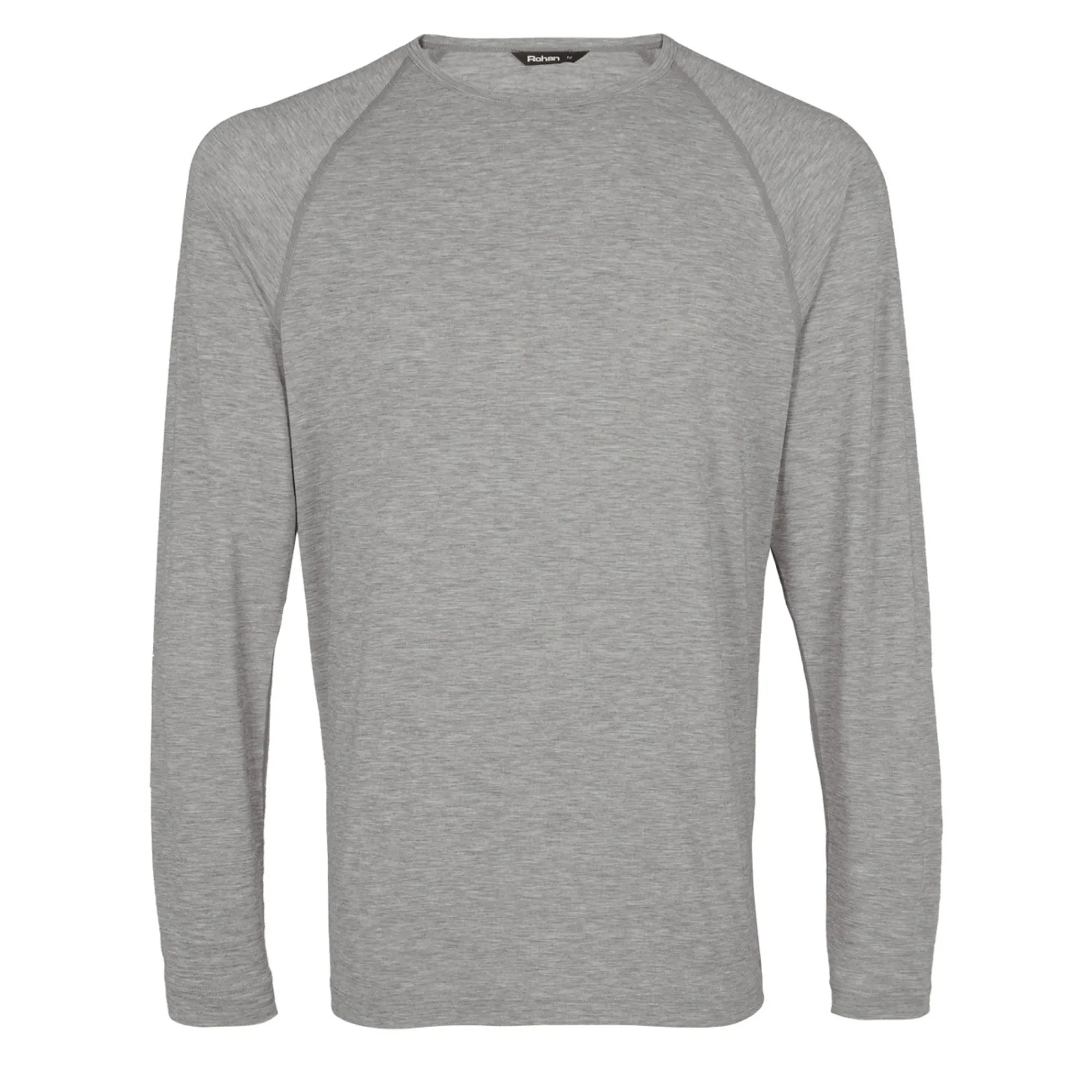 Men Rohan Men'S Aether Long Sleeve T Mid Grey Marl