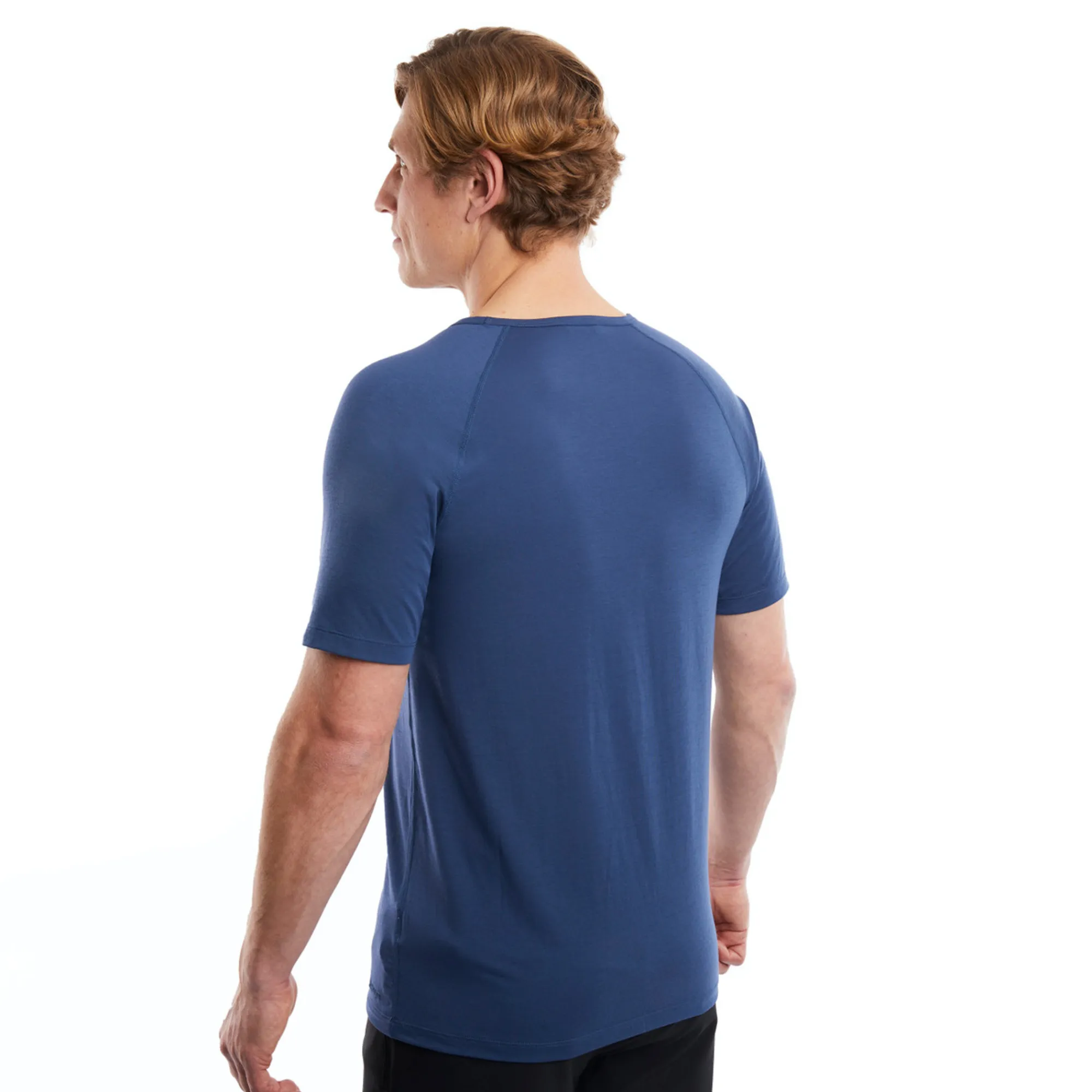 Men Rohan Men'S Aether Short Sleeve T Peninsula Blue