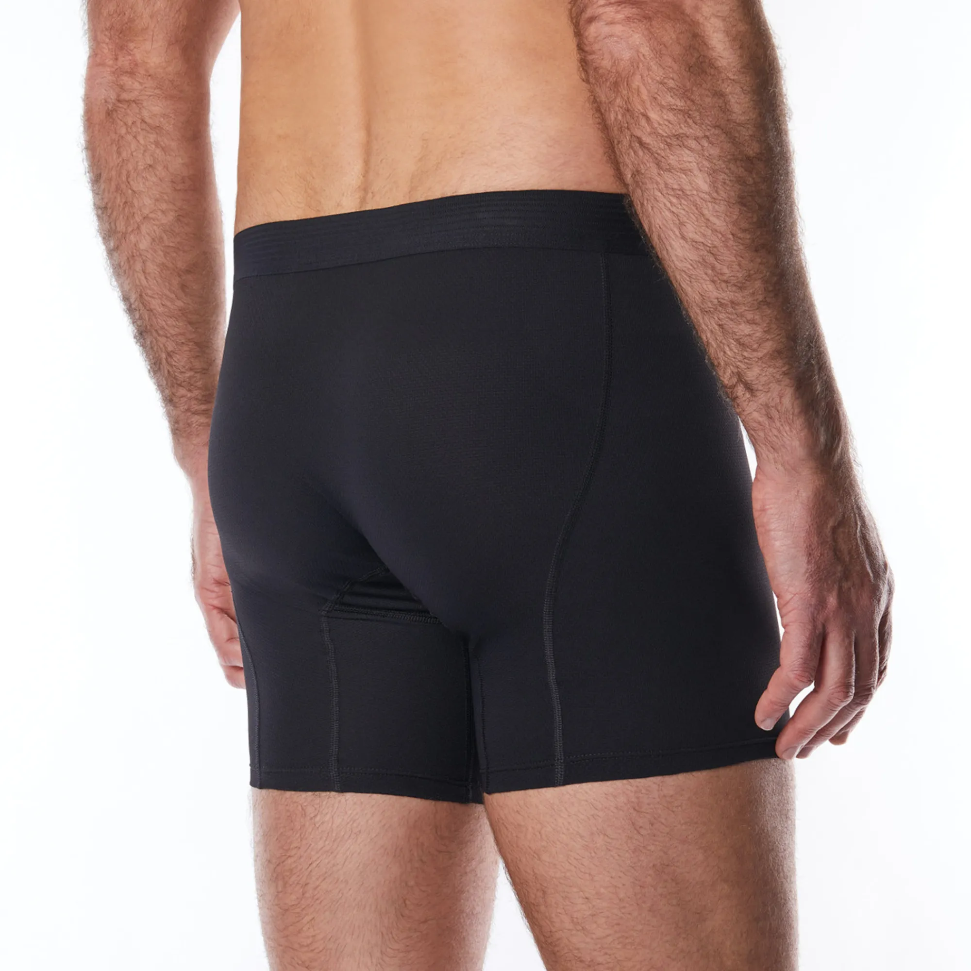 Men Rohan Men'S Alpha Silver Boxers Black