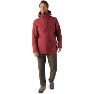 Men Rohan Men'S Aran Waterproof Jacket Auburn Red