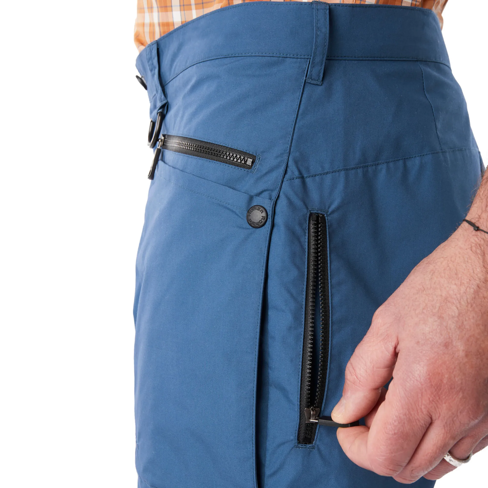 Men Rohan Men'S Bags Trousers Bags Cumbria Blue