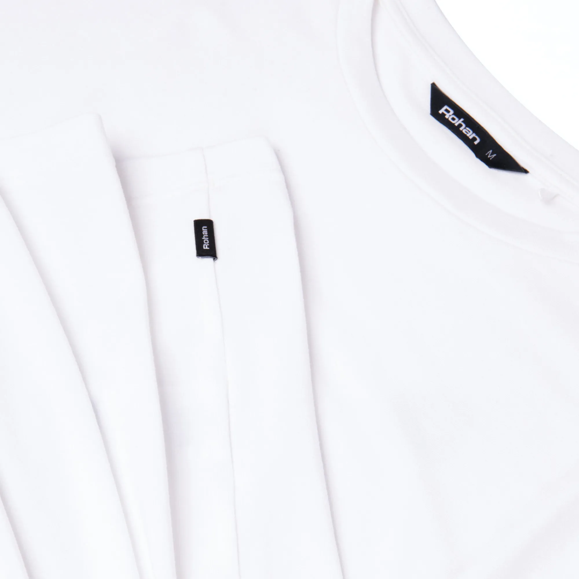 Men Rohan Men'S Basis Long Sleeve T White