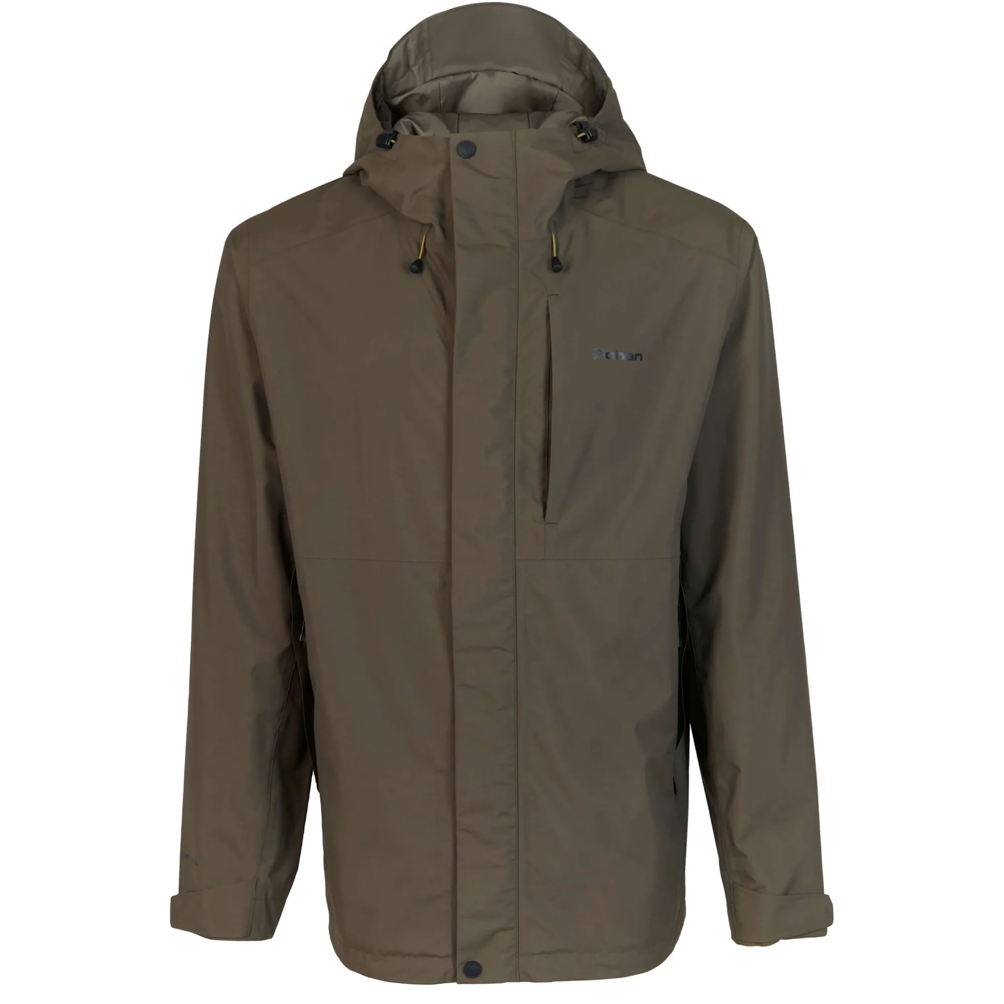 Men Rohan Men'S Brecon Waterproof Jacket Dark Olive Brown