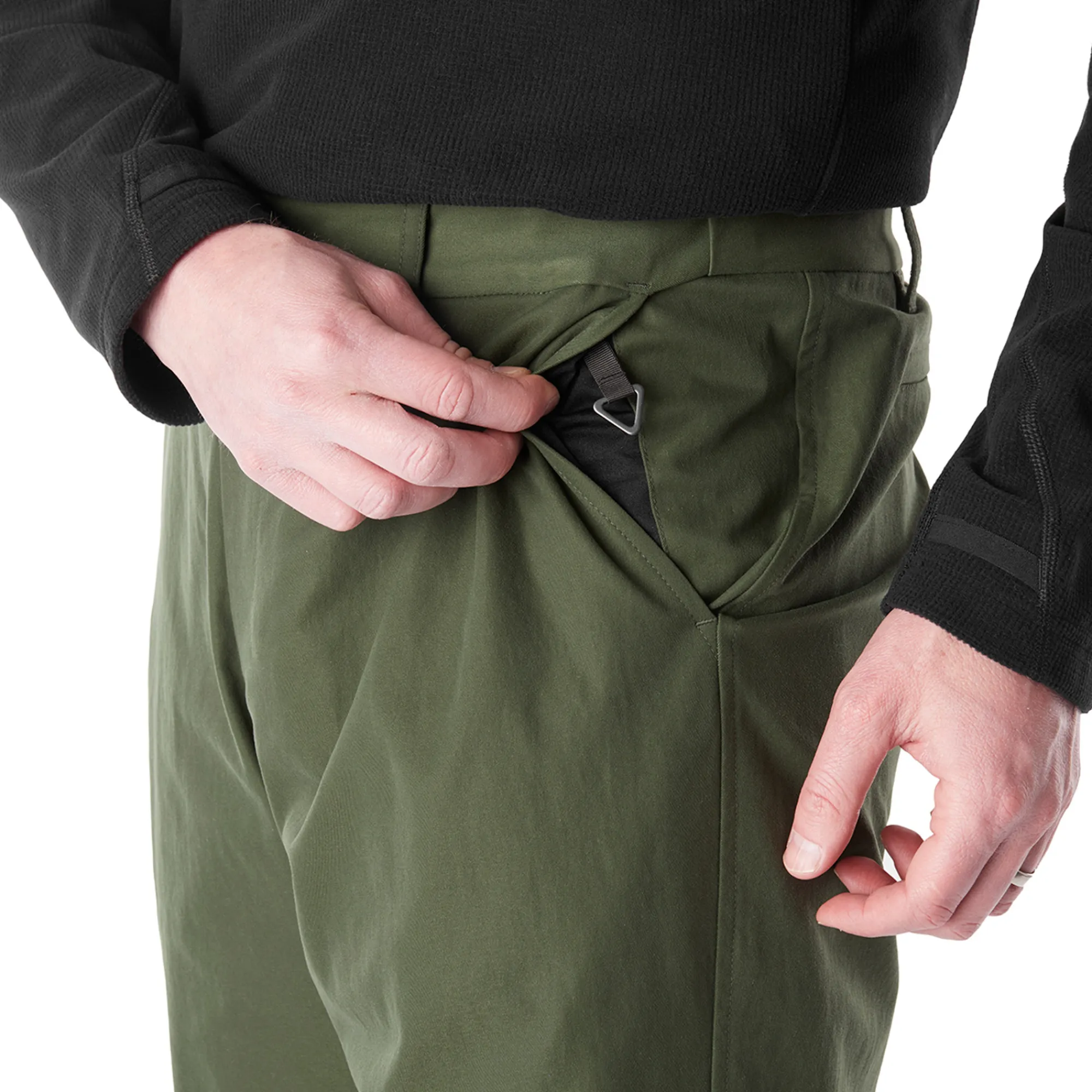 Men Rohan Men'S Dry District Chinos Conifer Green