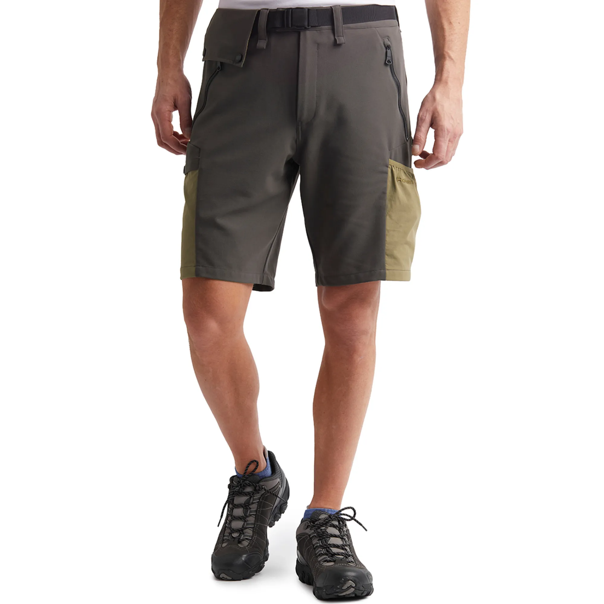 Men Rohan Men'S Explore Shorts Dark Olive Brown/Umber Green