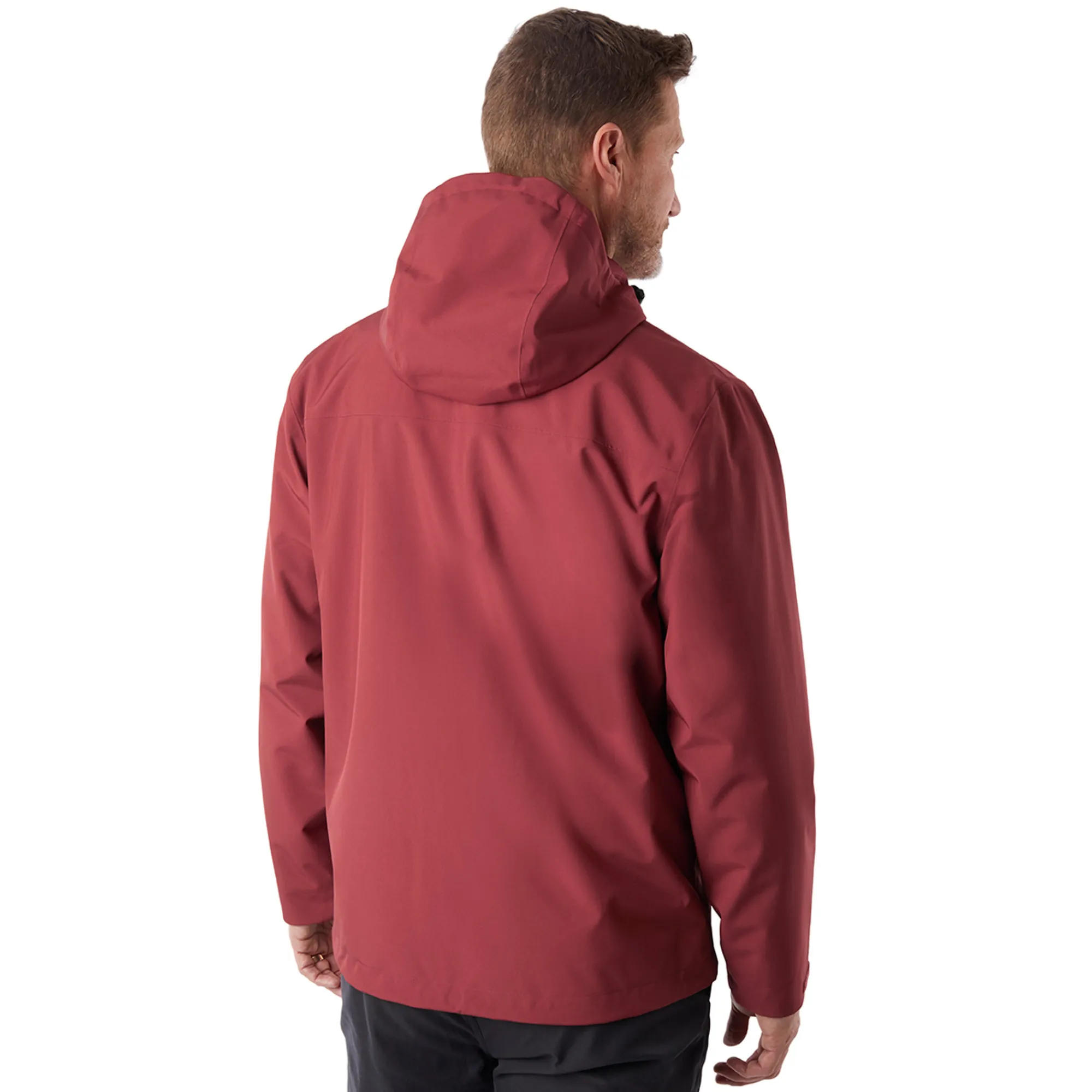 Men Rohan Men'S Farne Waterproof Jacket Auburn Red