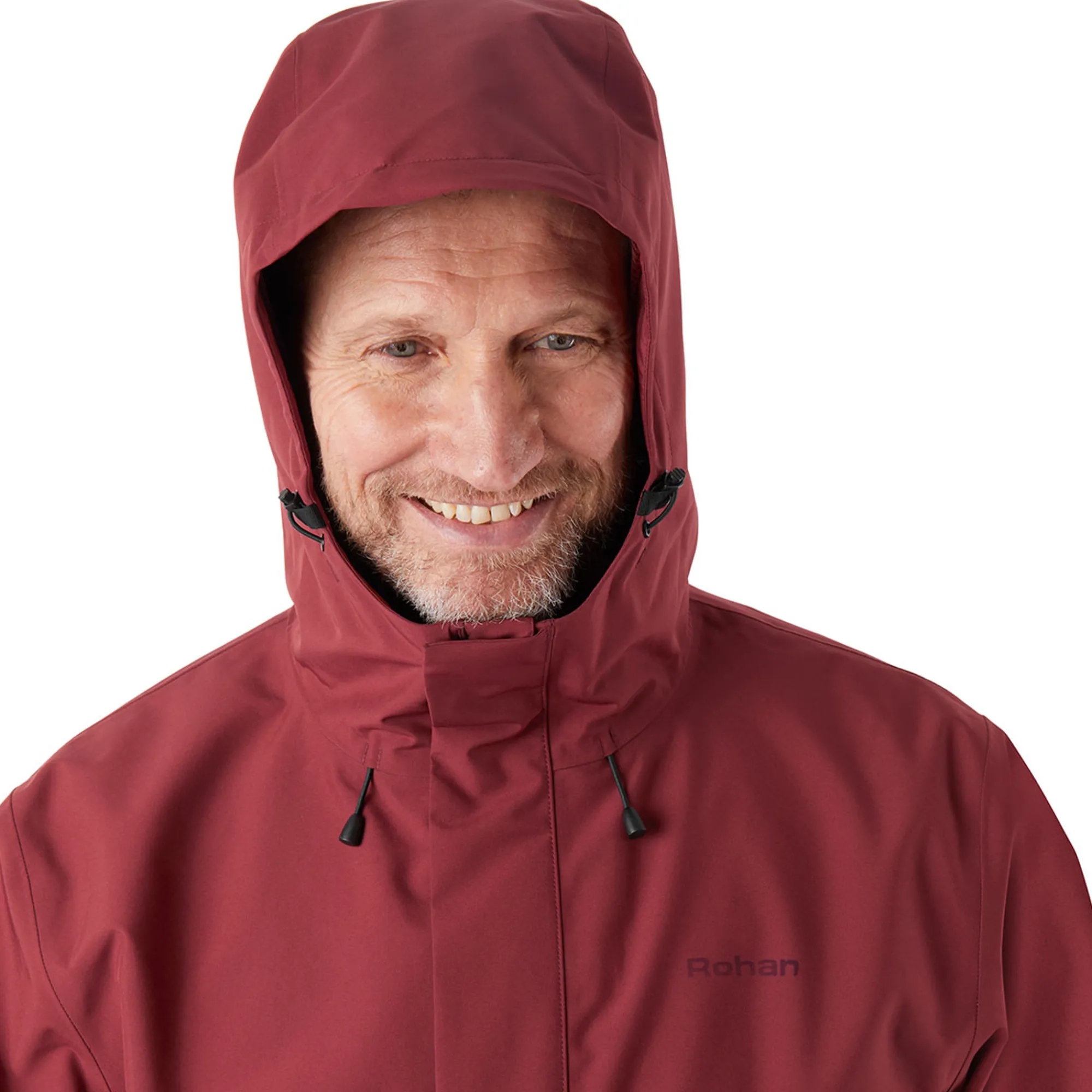 Men Rohan Men'S Farne Waterproof Jacket Auburn Red