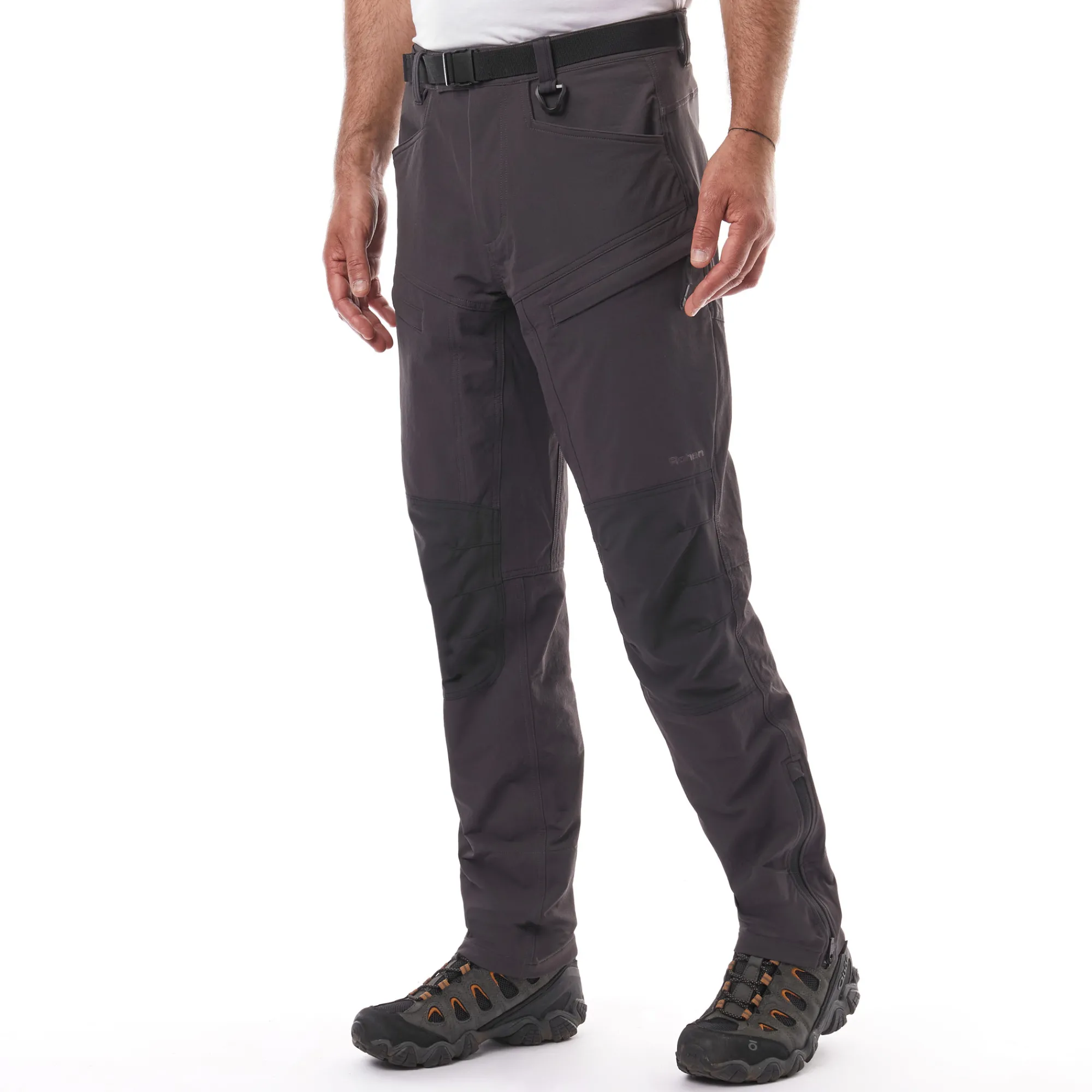 Men Rohan Men'S Fjell Trousers Carbon/Black