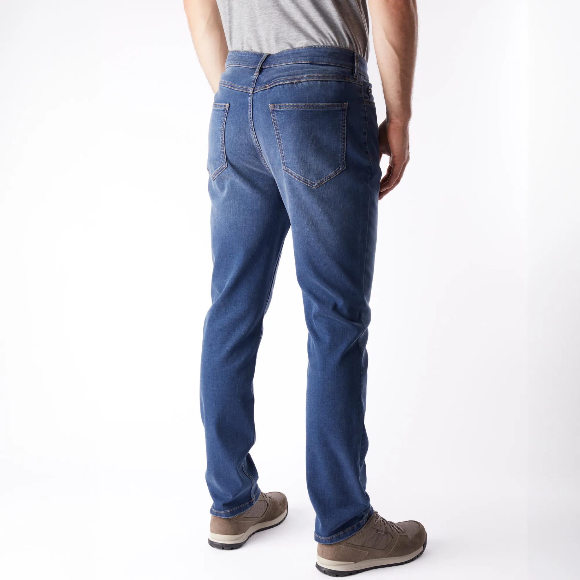 Men Rohan Men'S Flex Tapered Fit Jeans Mid Denim