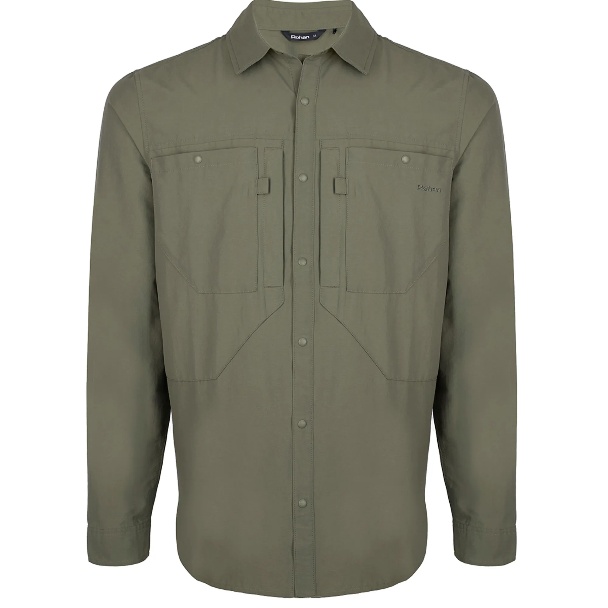 Men Rohan Men'S Frontier Long Sleeve Shirt District Green