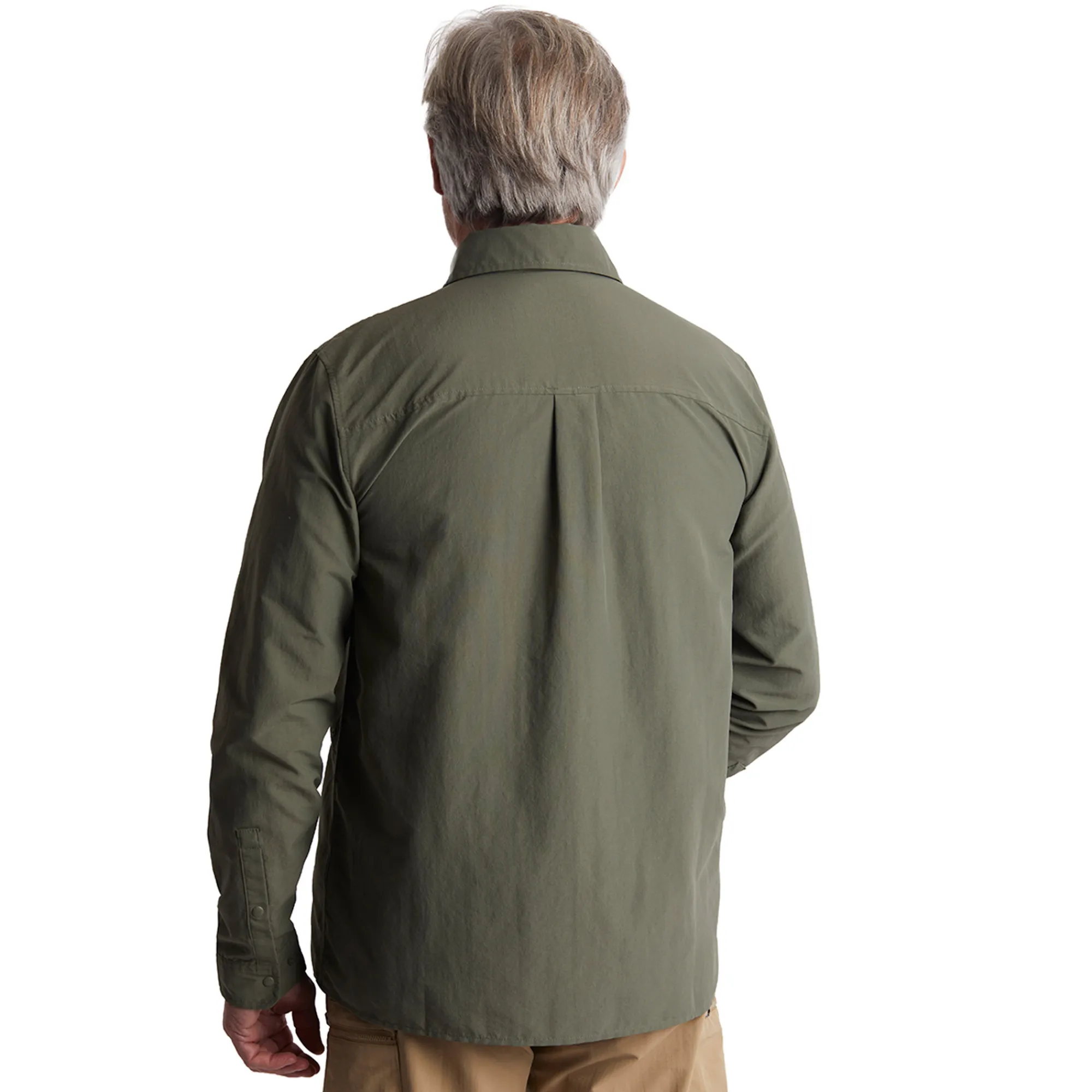 Men Rohan Men'S Frontier Long Sleeve Shirt District Green