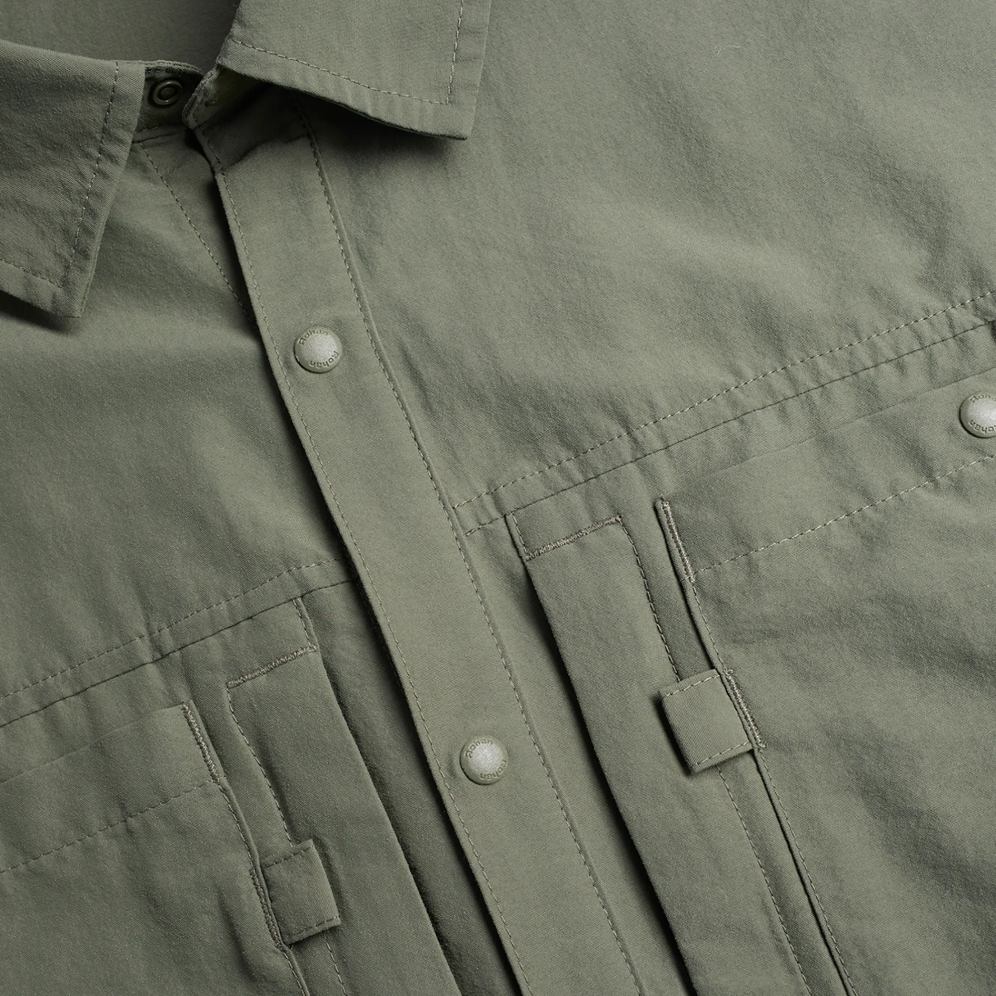Men Rohan Men'S Frontier Long Sleeve Shirt District Green