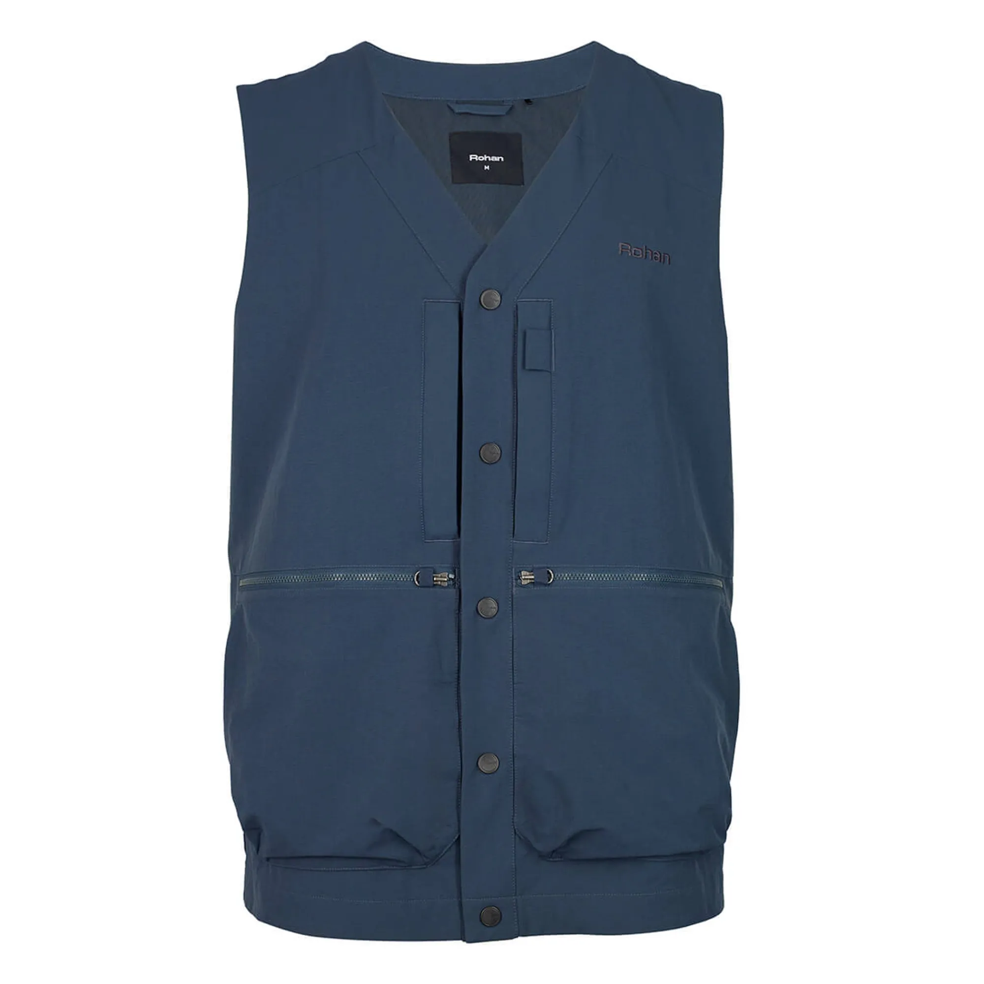 Men Rohan Men'S Frontier Vest Storm Blue