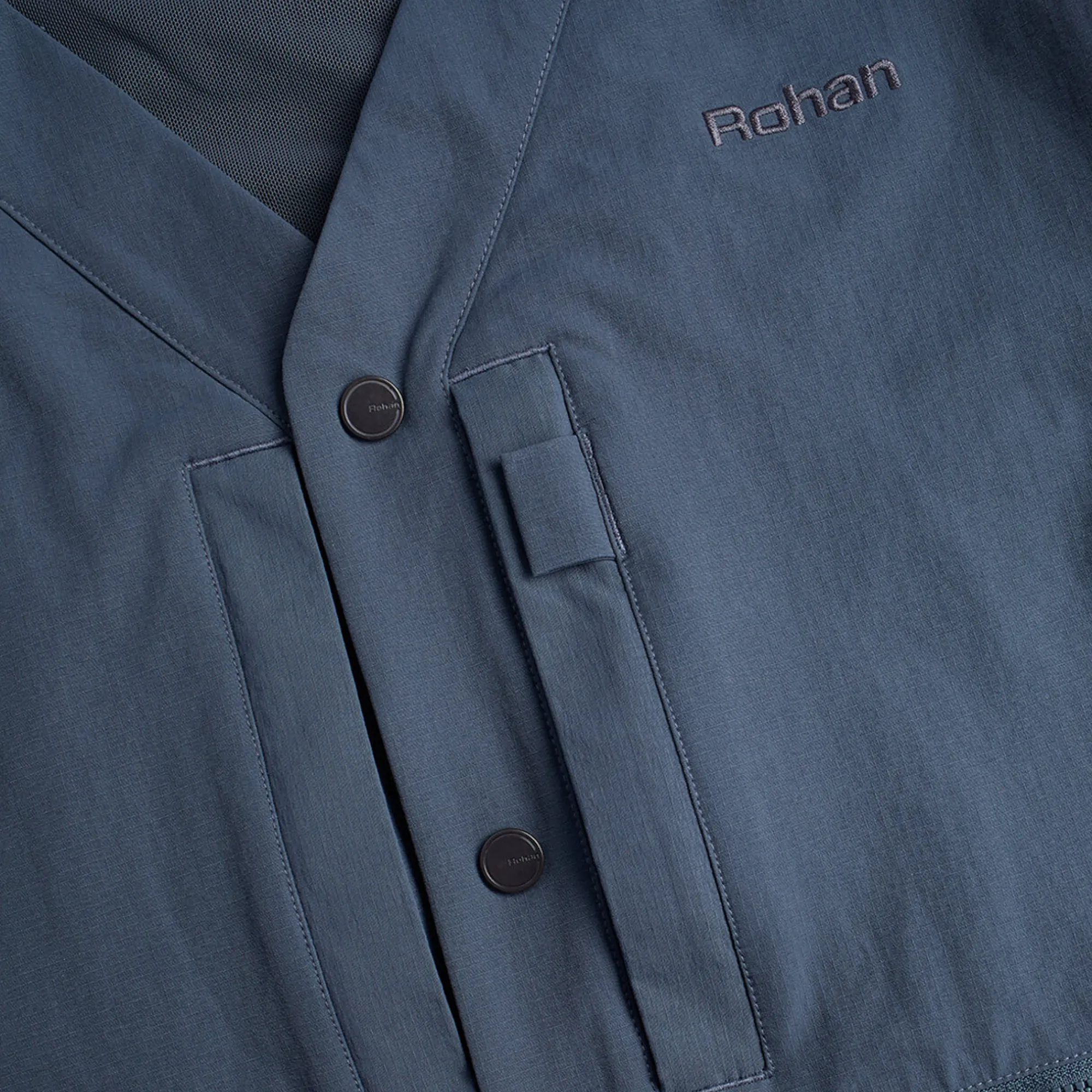 Men Rohan Men'S Frontier Vest Storm Blue