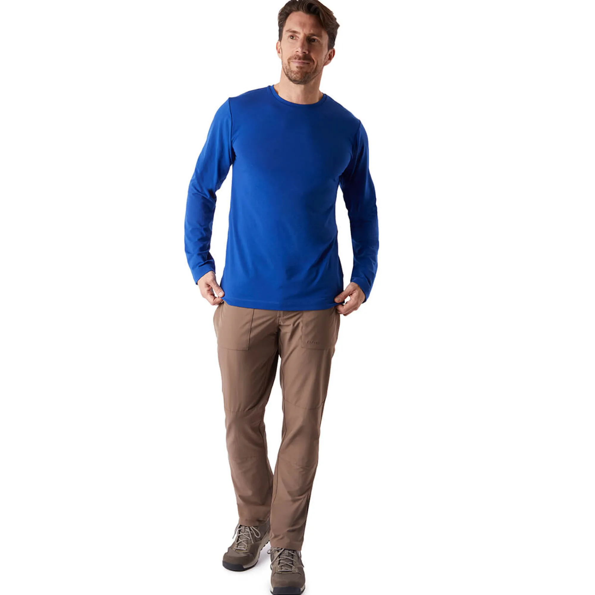 Men Rohan Men'S Global Long Sleeve T Ridge Blue
