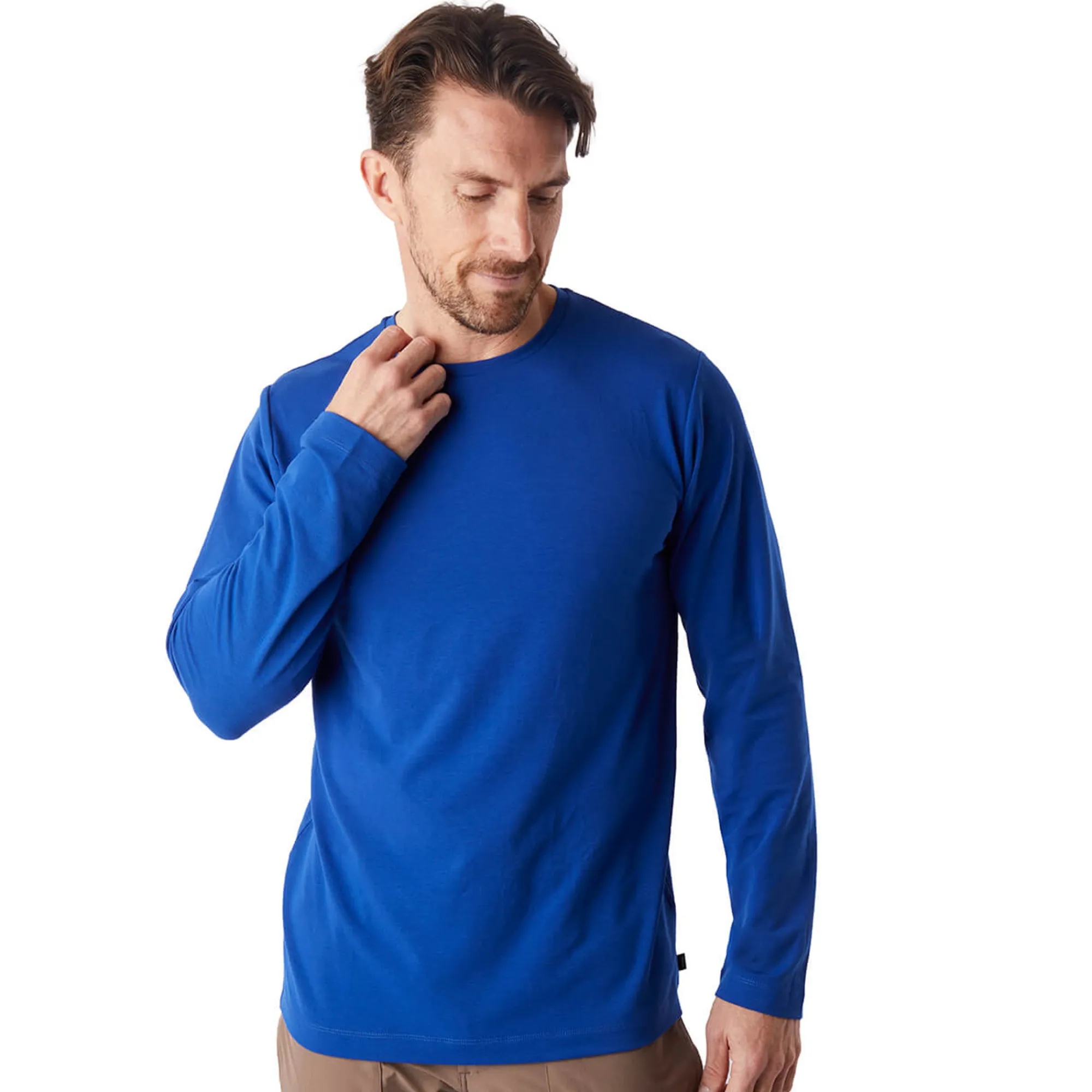 Men Rohan Men'S Global Long Sleeve T Ridge Blue