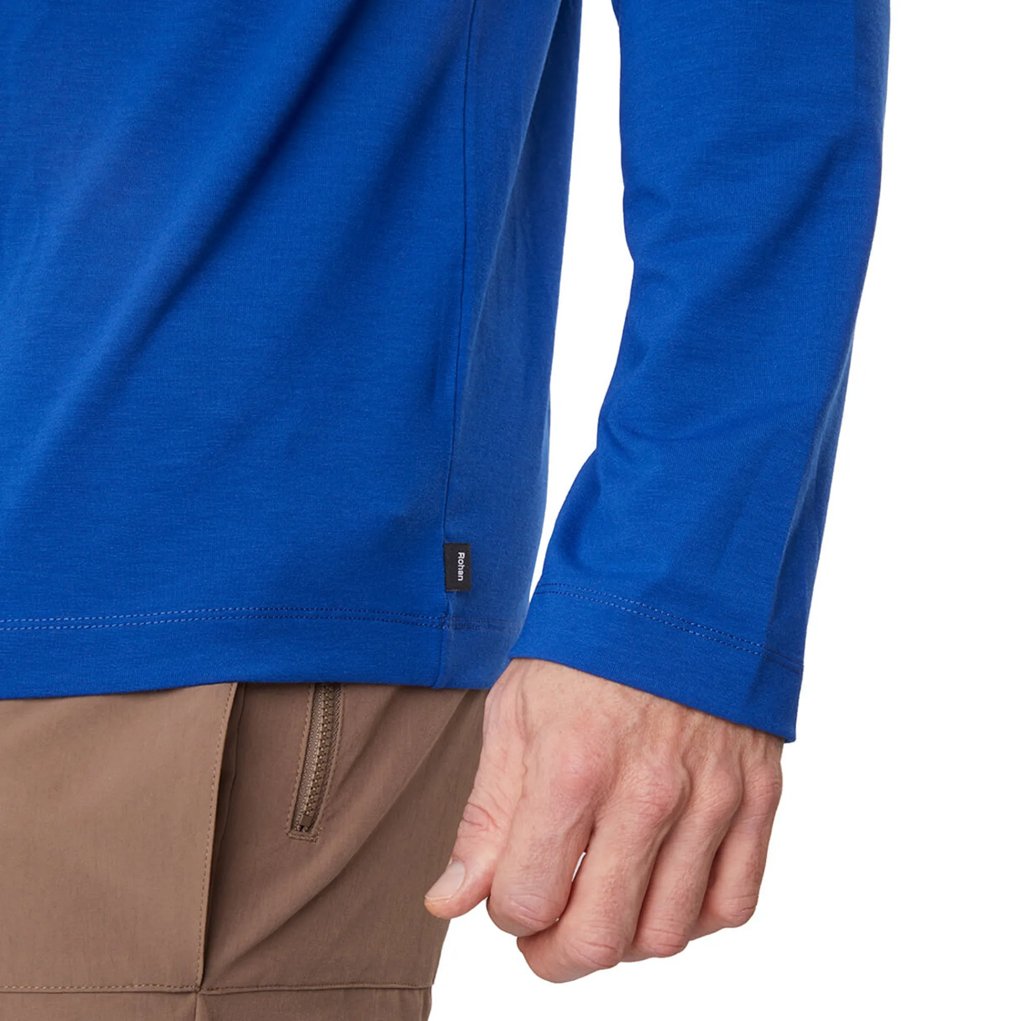 Men Rohan Men'S Global Long Sleeve T Ridge Blue