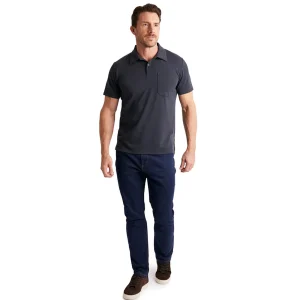 Men Rohan Men'S Global Short Sleeve Polo True Navy