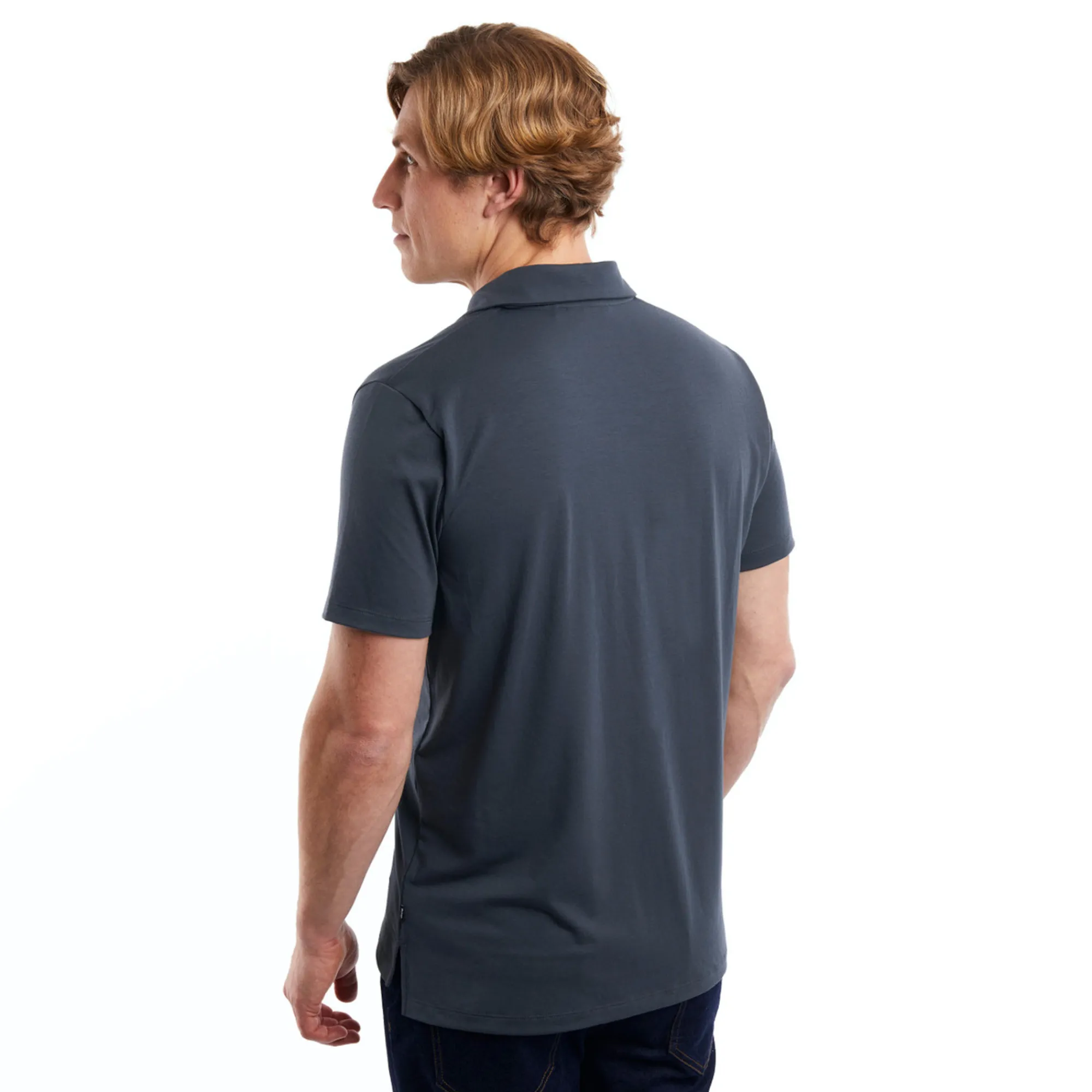 Men Rohan Men'S Global Short Sleeve Polo True Navy