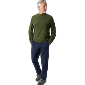 Men Rohan Men'S Microgrid Crew Conifer Green