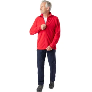 Men Rohan Men'S Microgrid Fleece Jacket Aura Red