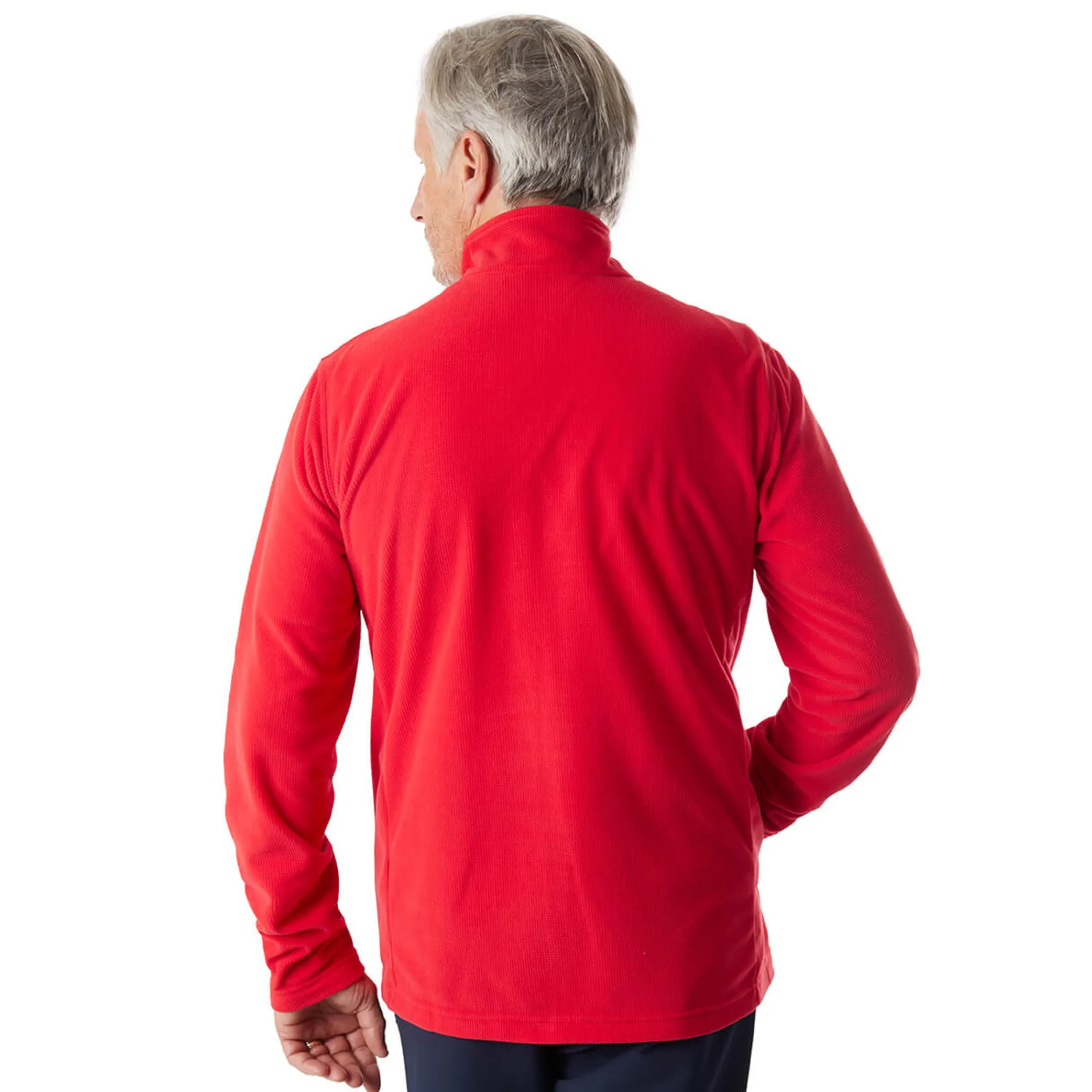 Men Rohan Men'S Microgrid Fleece Jacket Aura Red