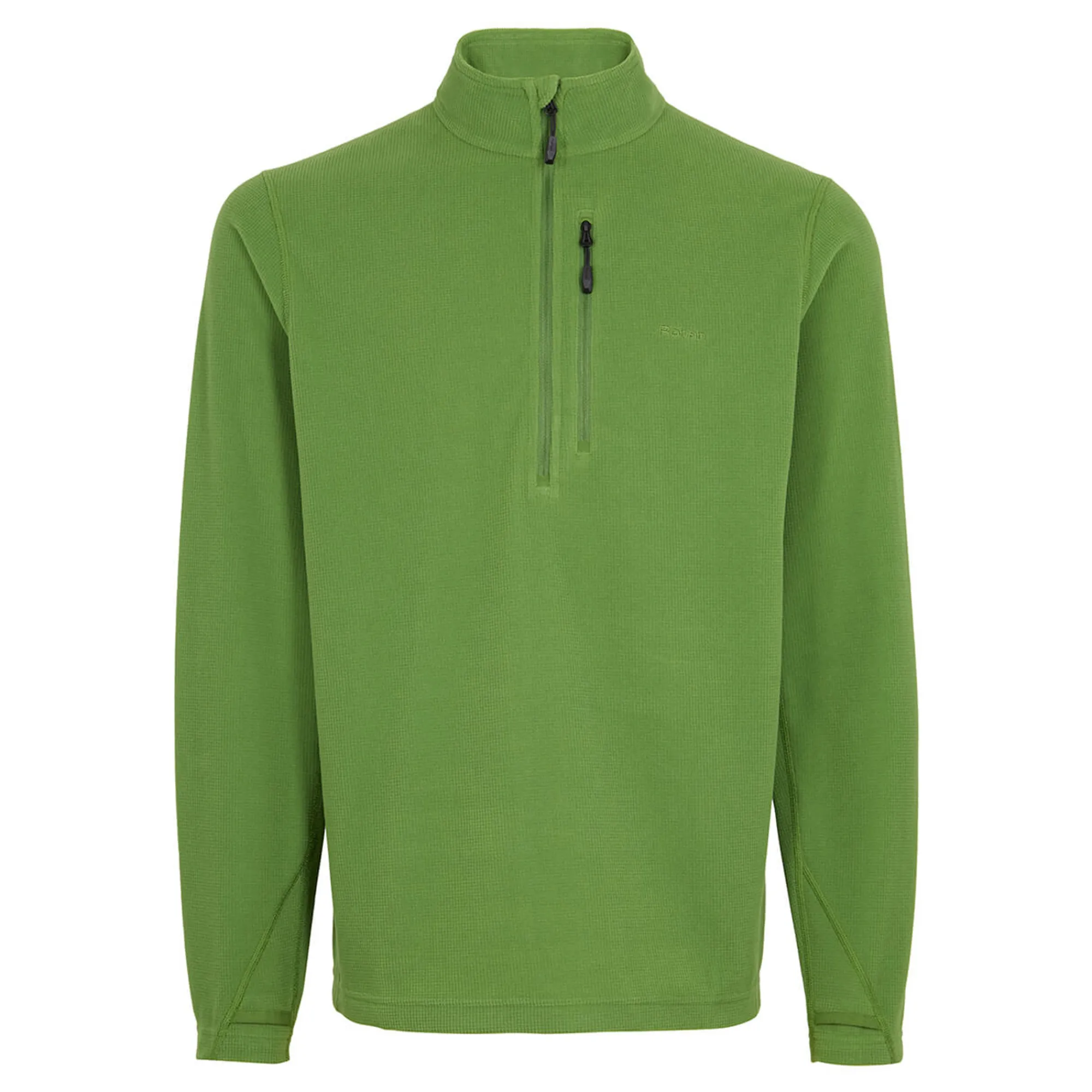 Men Rohan Men'S Microgrid Zip Neck Top Alpine Green
