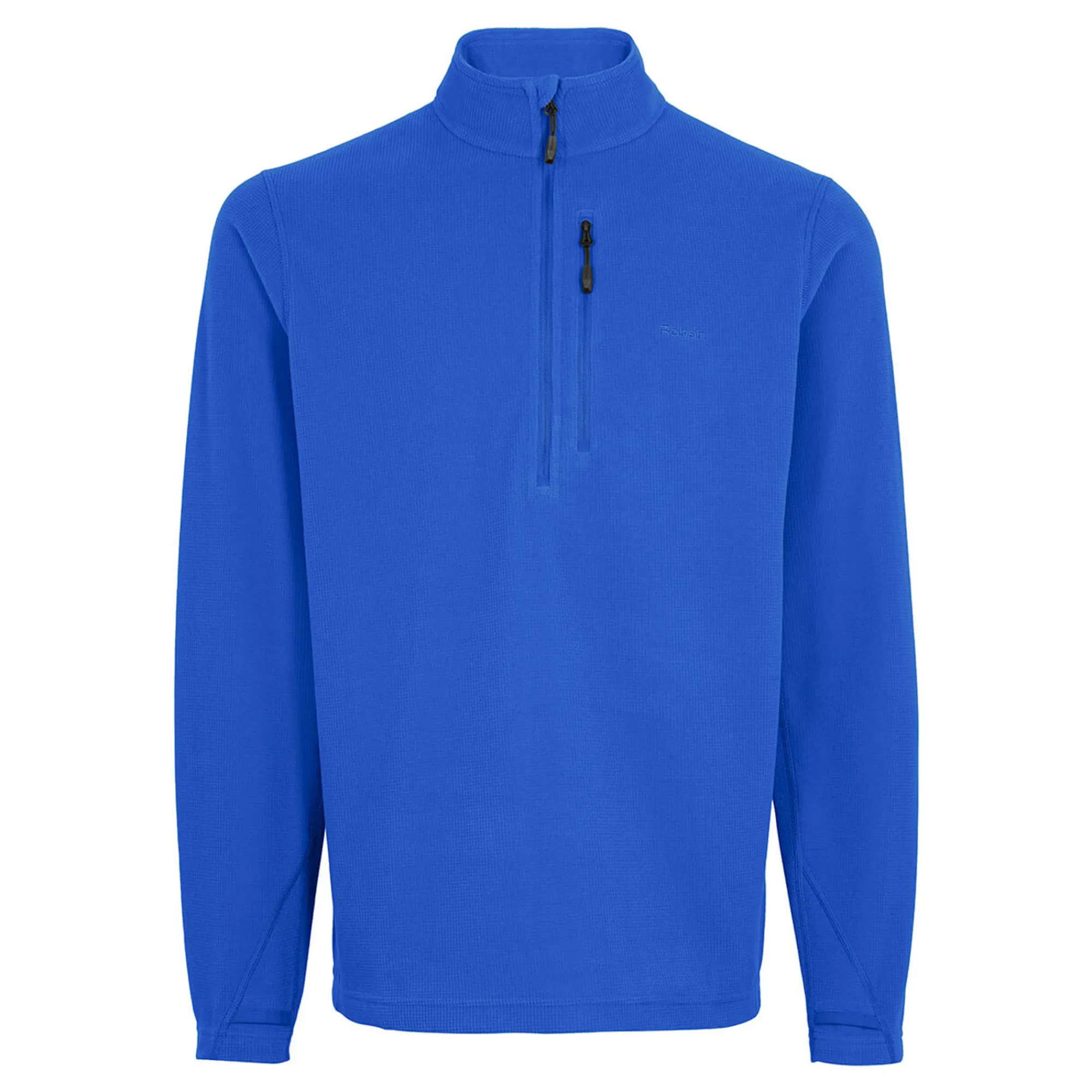 Men Rohan Men'S Microgrid Zip Neck Top Ridge Blue