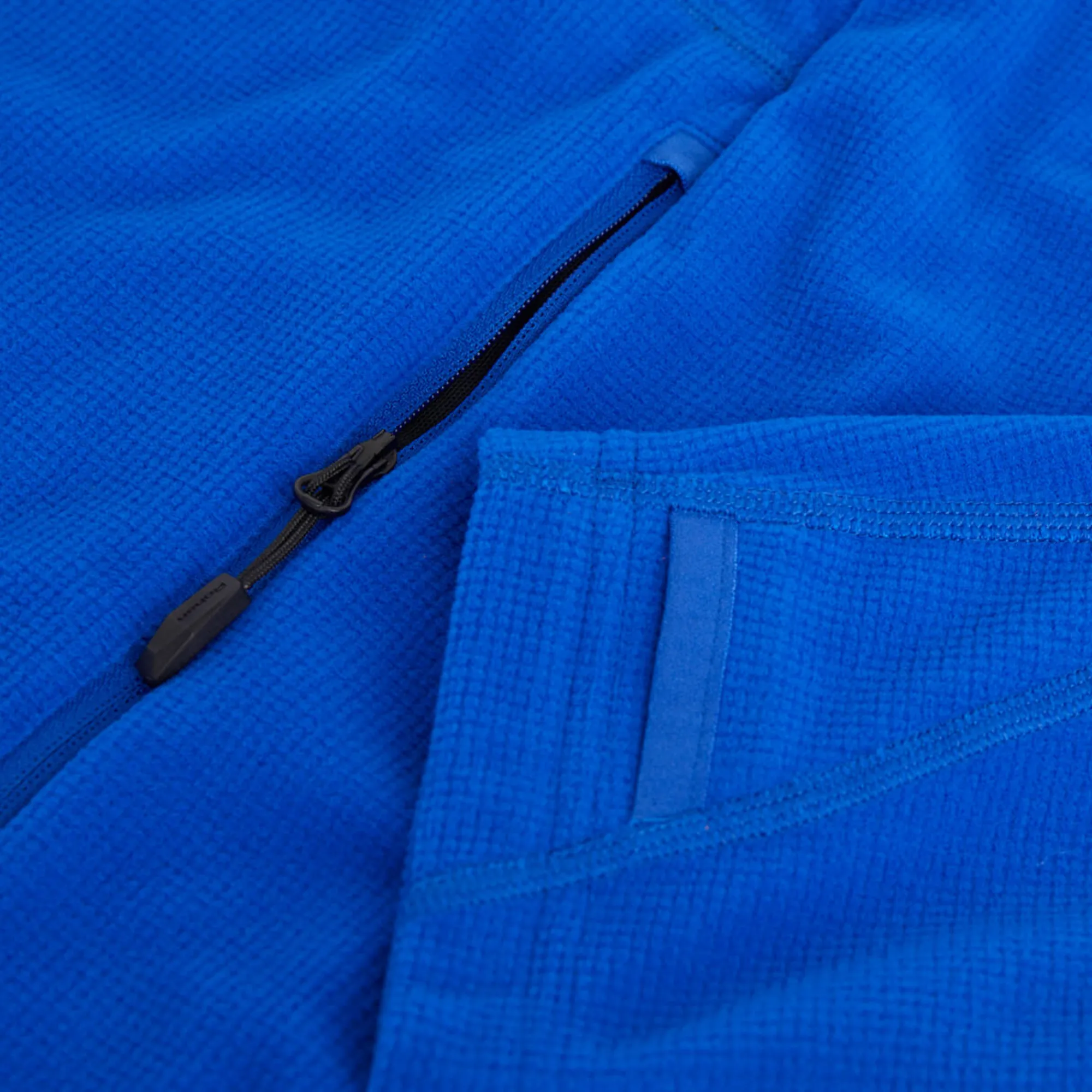 Men Rohan Men'S Microgrid Zip Neck Top Ridge Blue