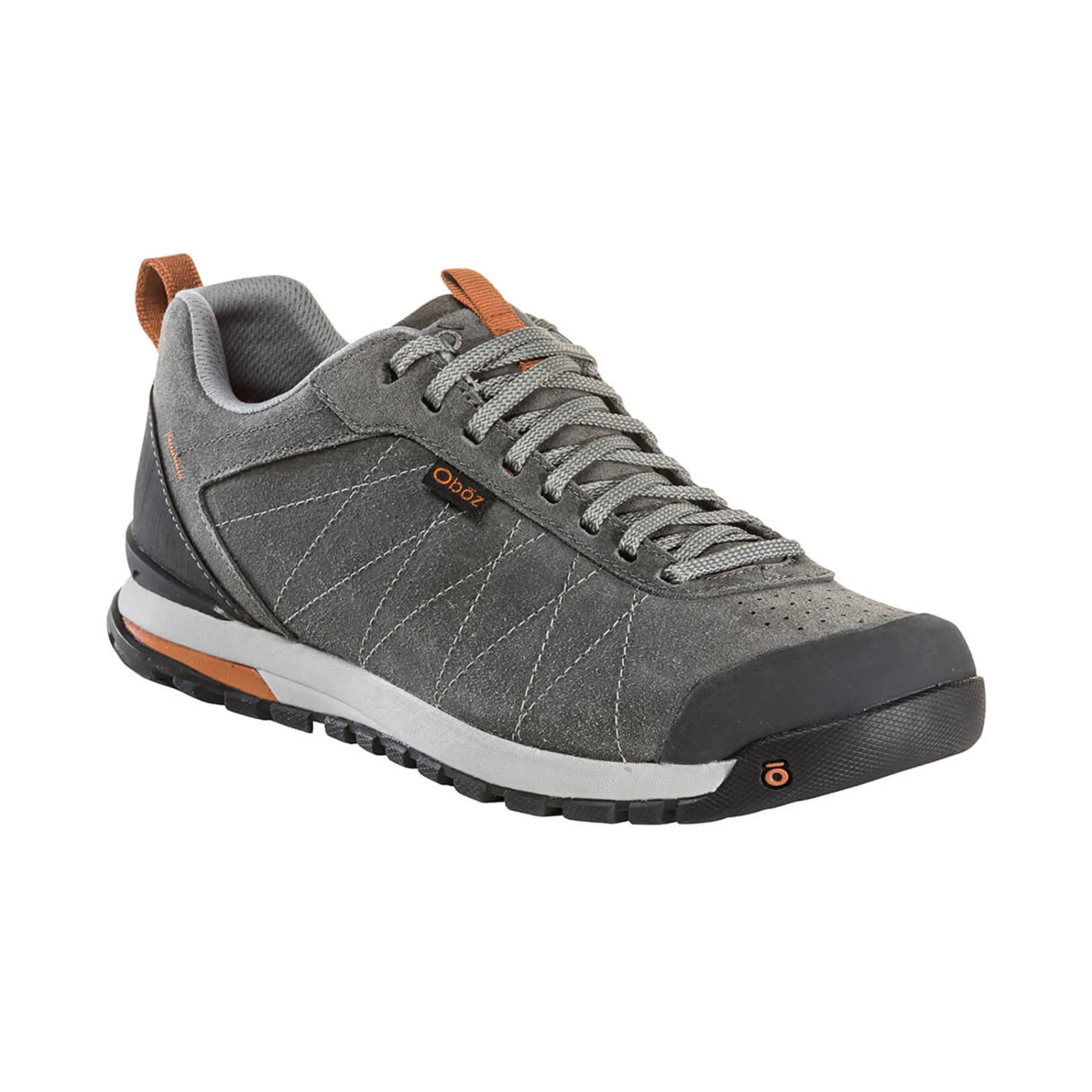 Men Rohan Men'S Oboz Bozeman Low Leather Shoes Charcoal