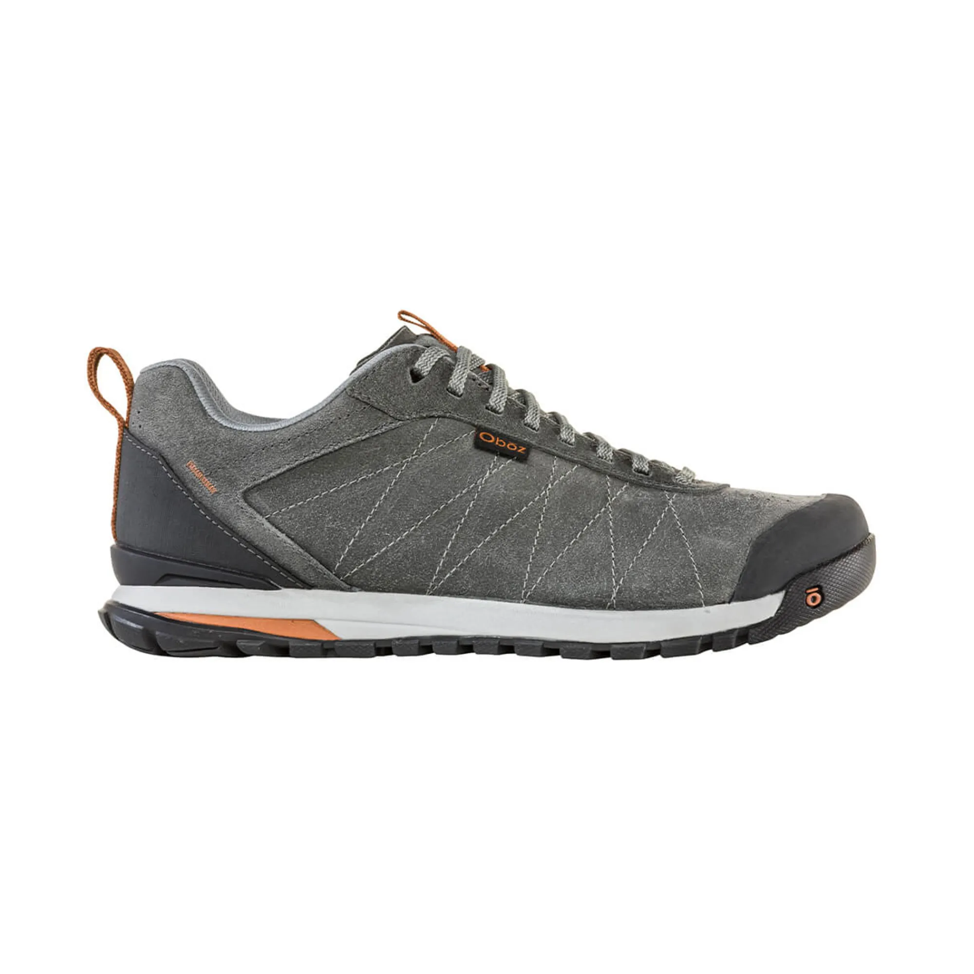 Men Rohan Men'S Oboz Bozeman Low Leather Shoes Charcoal