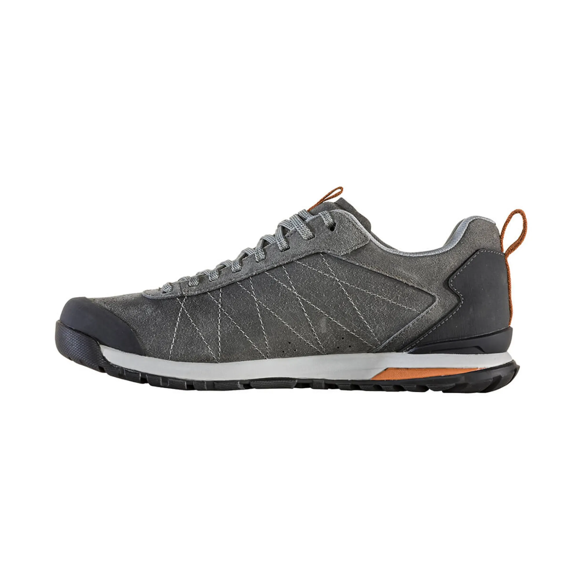 Men Rohan Men'S Oboz Bozeman Low Leather Shoes Charcoal