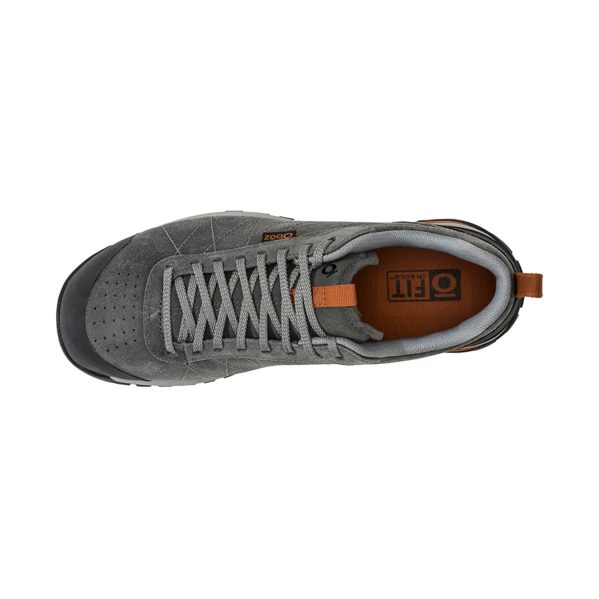 Men Rohan Men'S Oboz Bozeman Low Leather Shoes Charcoal