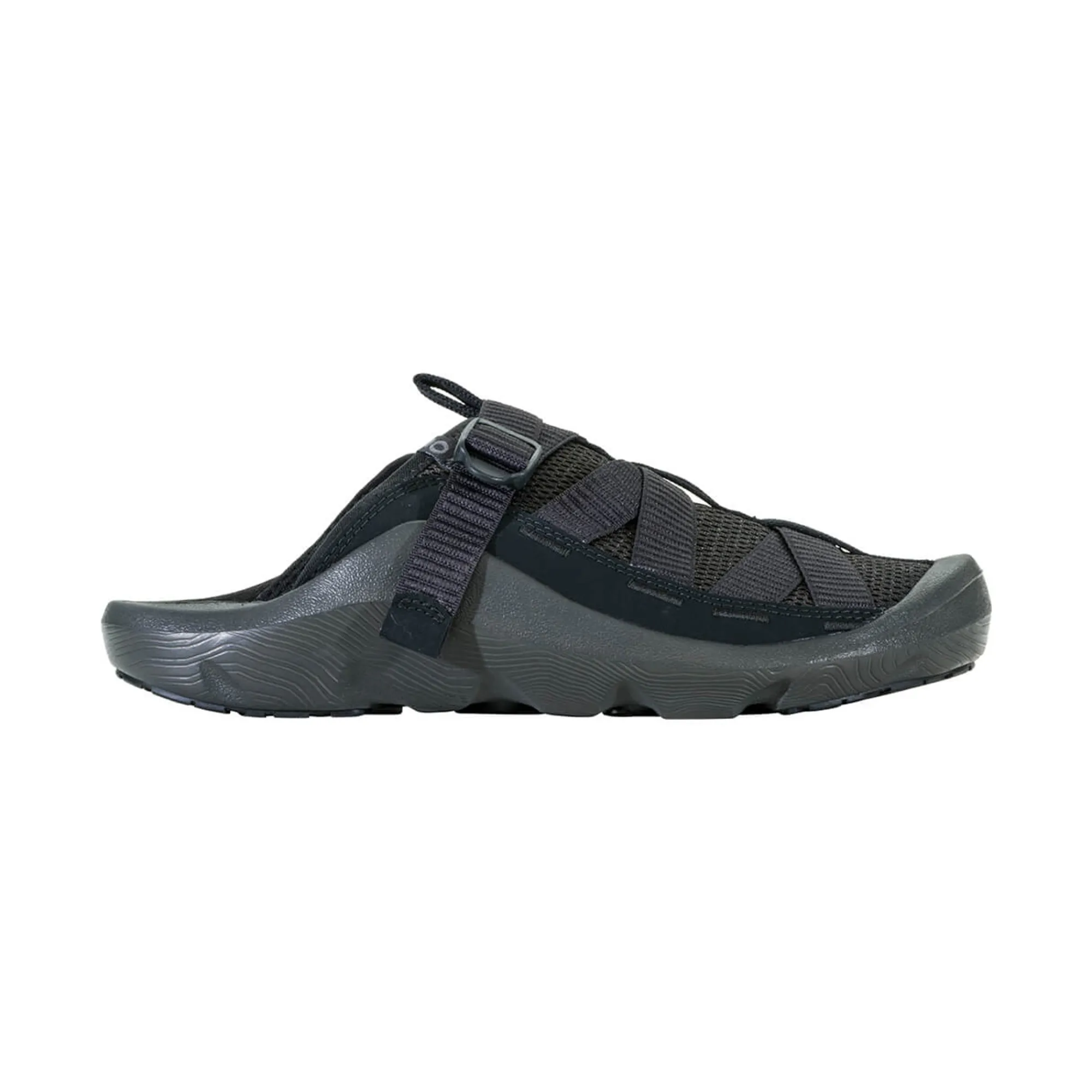Men Rohan Men'S Oboz Whakata Ease Sandals Black Sea