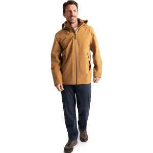 Men Rohan Men'S Parkland Waterproof Jacket Desert Ochre