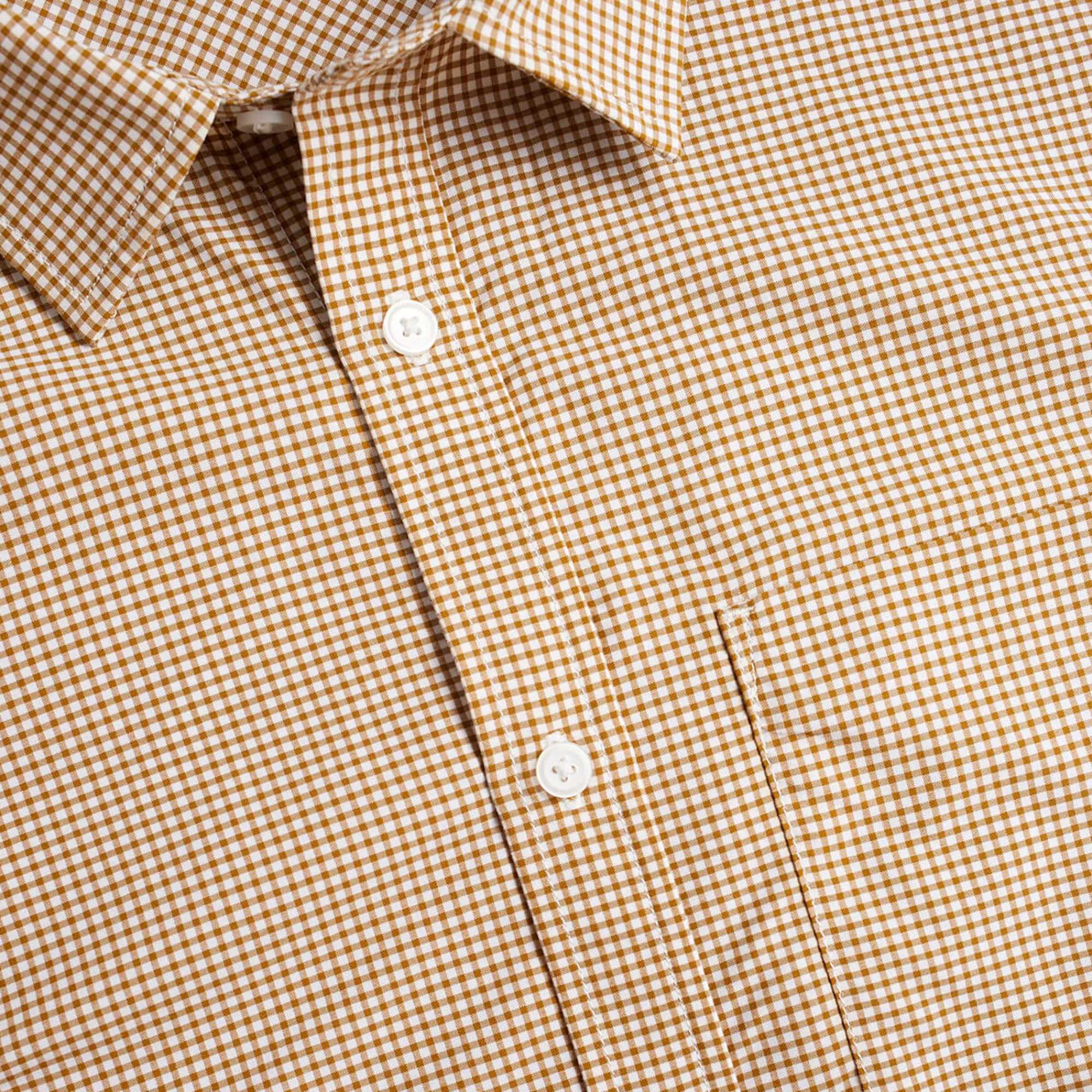Men Rohan Men'S Portland Long Sleeve Shirt Desert Ochre Gingham