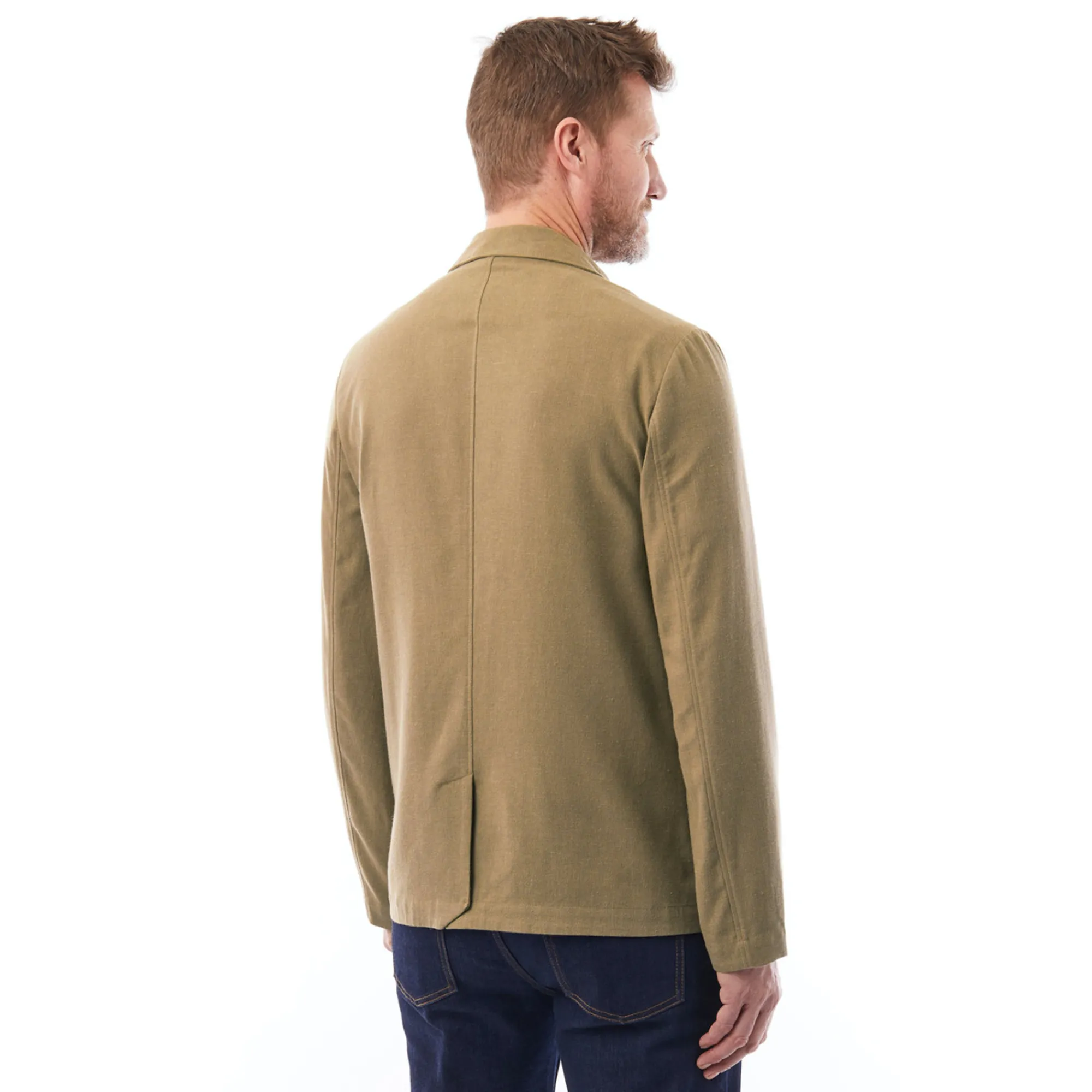 Men Rohan Men'S Porto Linen Jacket Stone