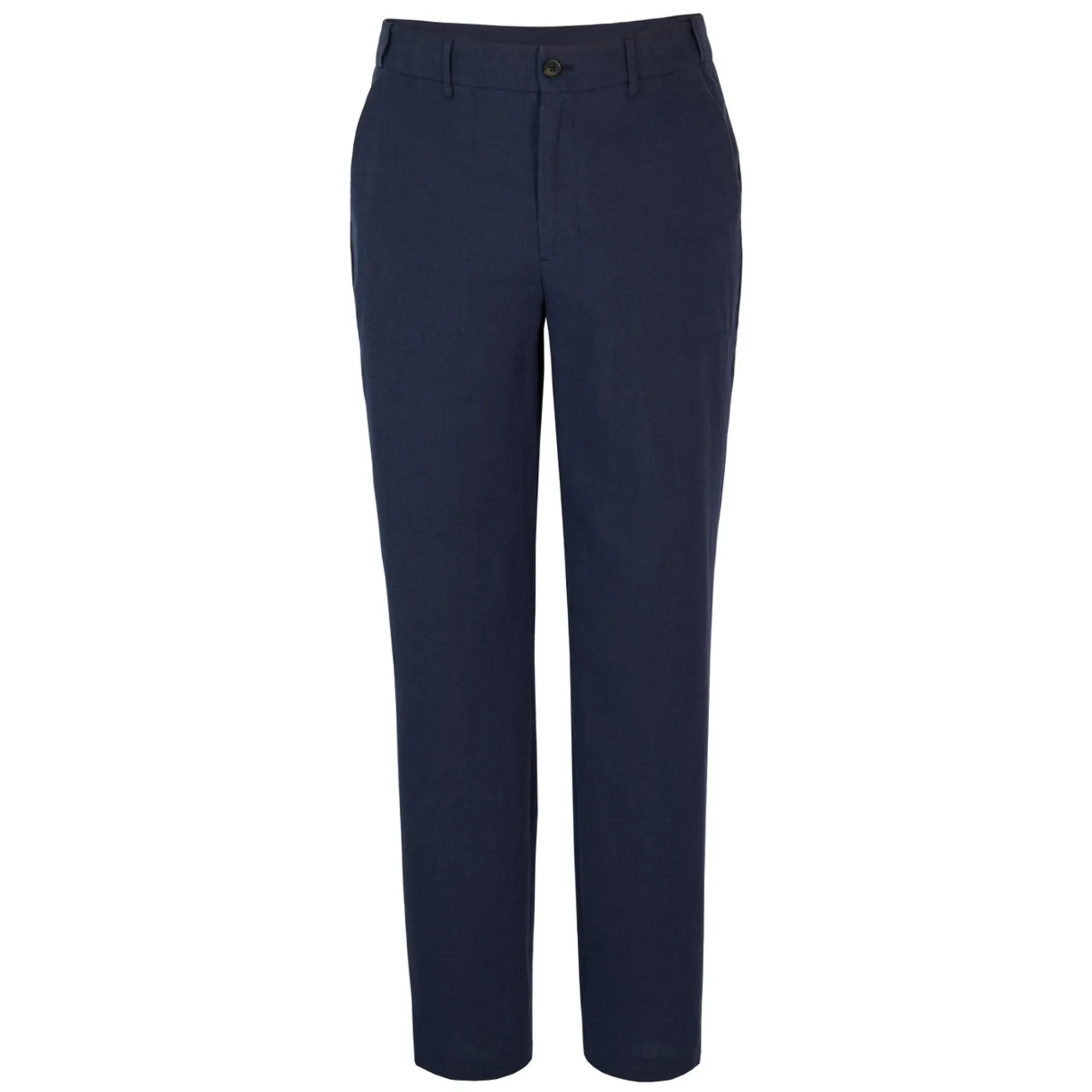 Men Rohan Men'S Porto Linen Trousers Deep Navy