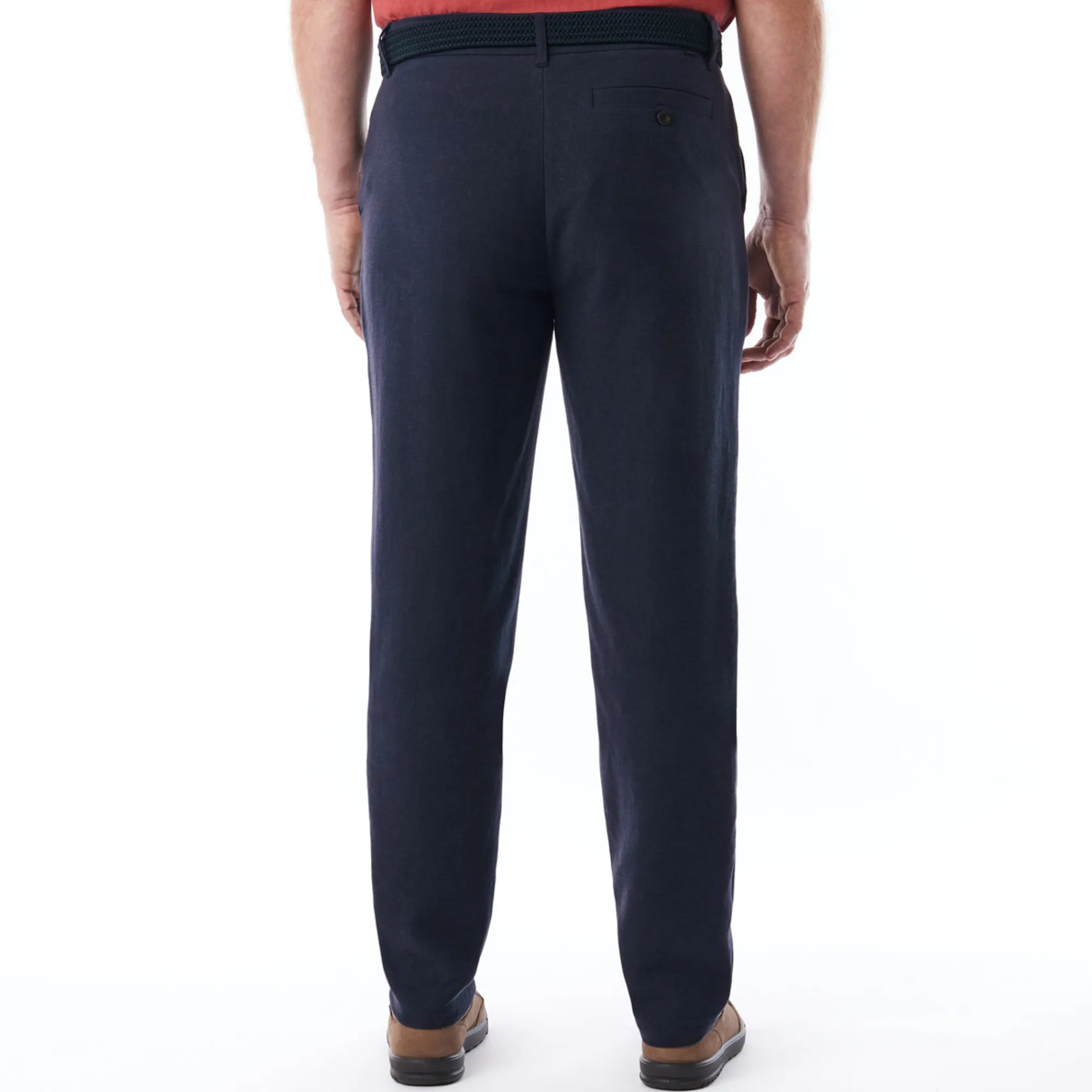 Men Rohan Men'S Porto Linen Trousers Deep Navy