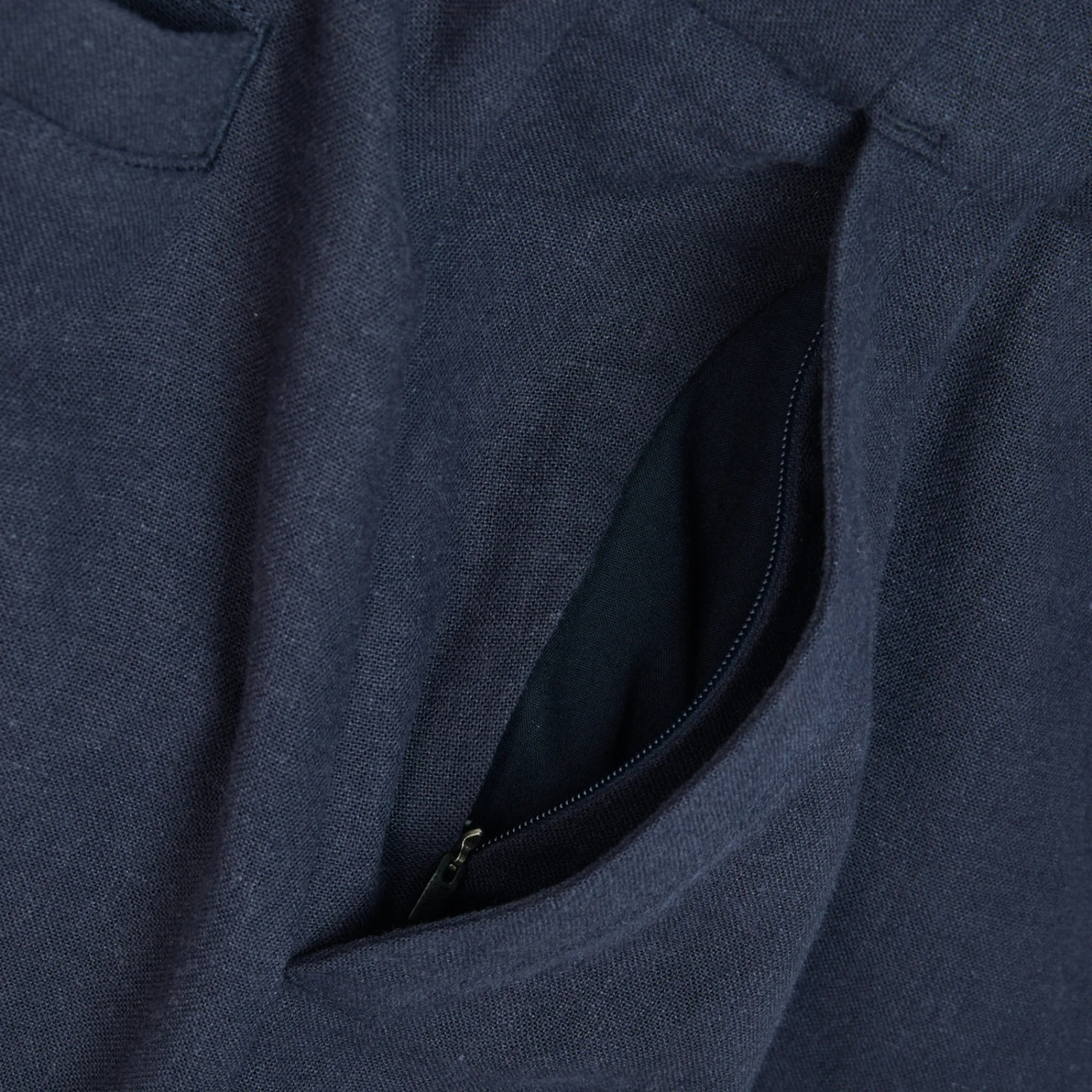Men Rohan Men'S Porto Linen Trousers Deep Navy
