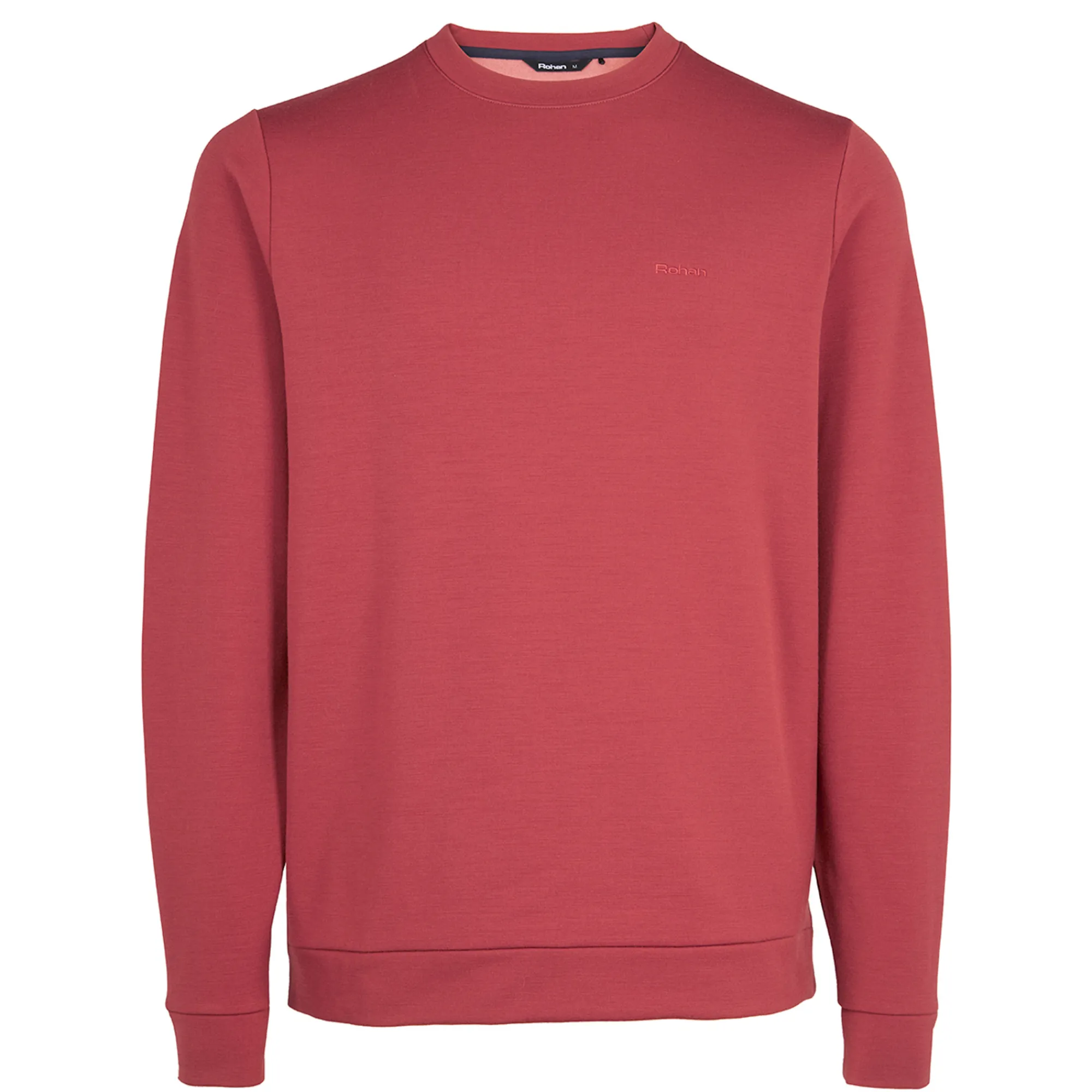 Men Rohan Men'S Radiant Merino Crew Clay Red