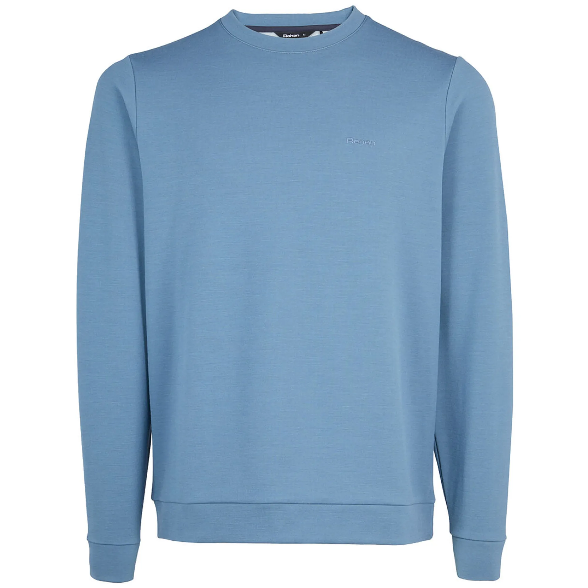Men Rohan Men'S Radiant Merino Crew Shadow Blue