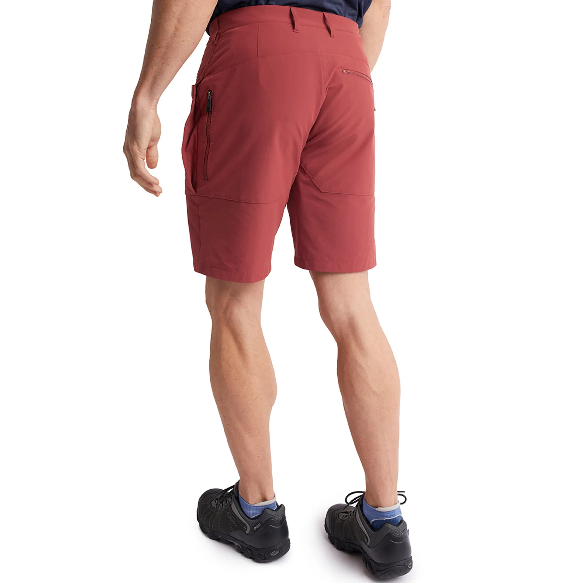 Men Rohan Men'S Stretch Bag Shorts Auburn Red