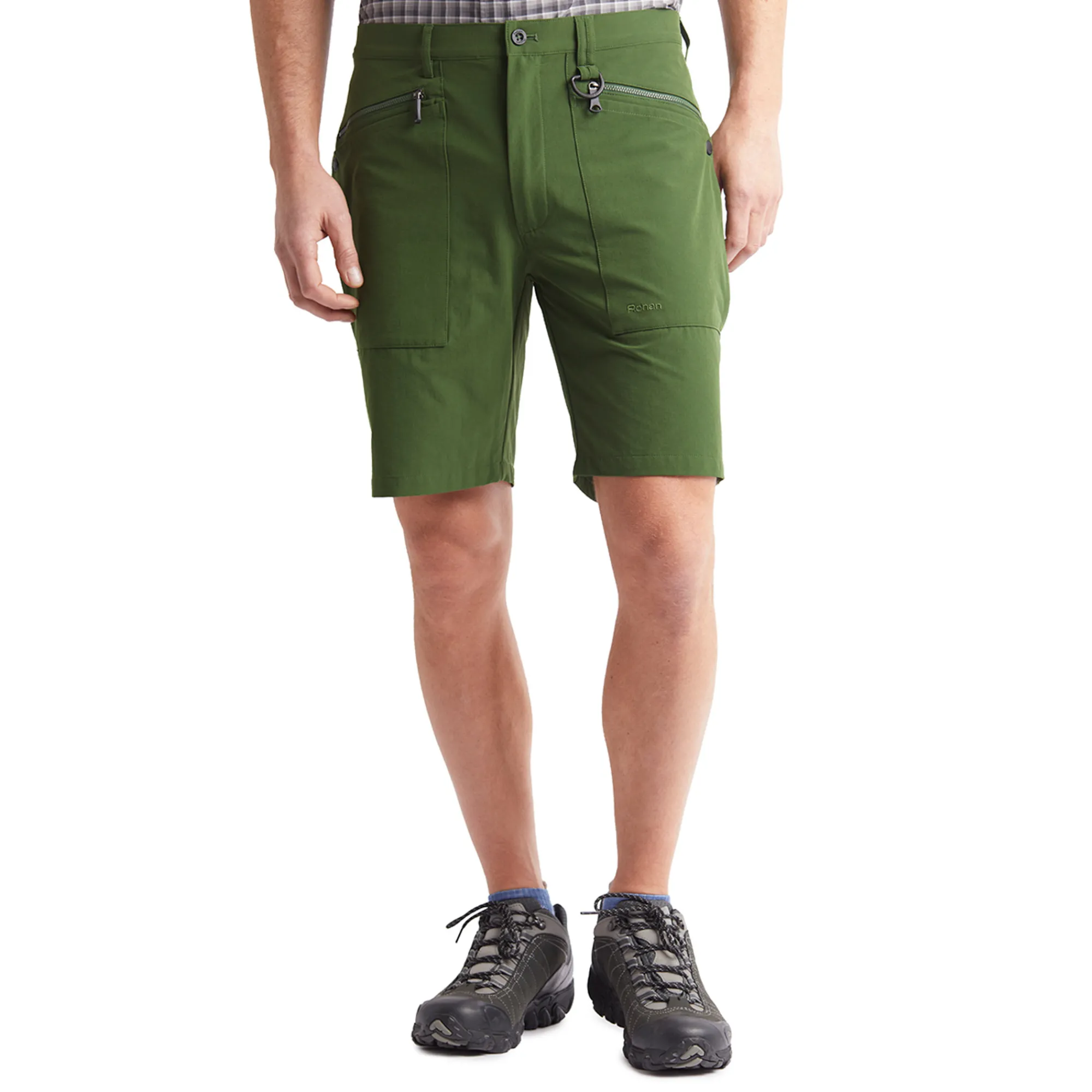Men Rohan Men'S Stretch Bag Shorts Highland Green