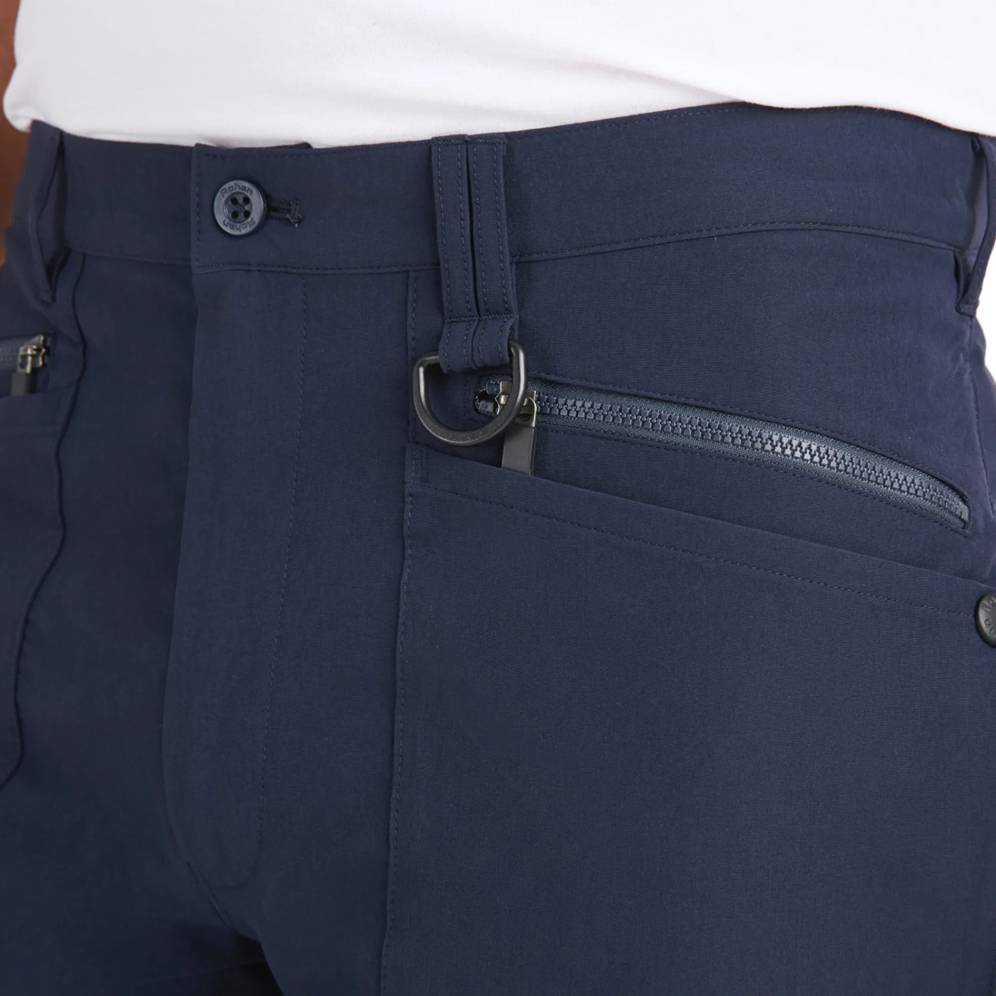 Men Rohan Men'S Stretch Bag Shorts True Navy